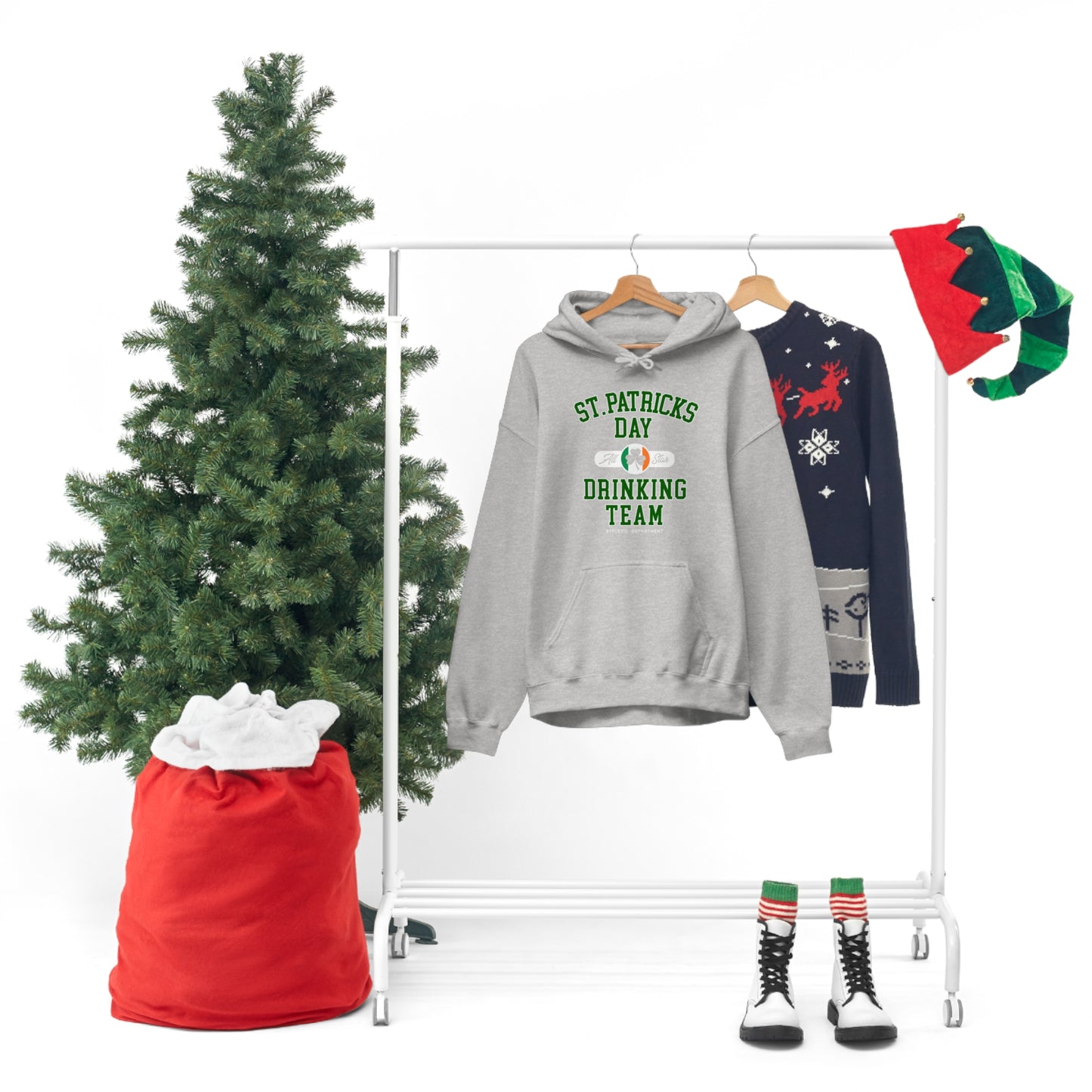 Unisex St Patrick's Day Drinking Team Hooded Sweatshirt