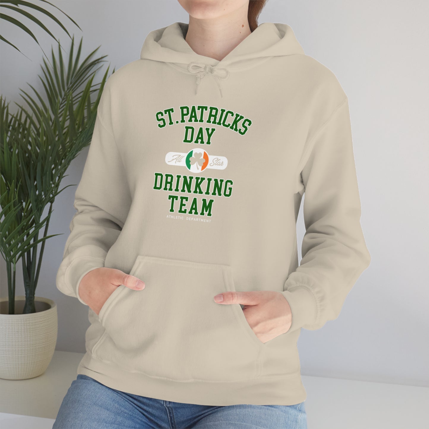 Unisex St Patrick's Day Drinking Team Hooded Sweatshirt