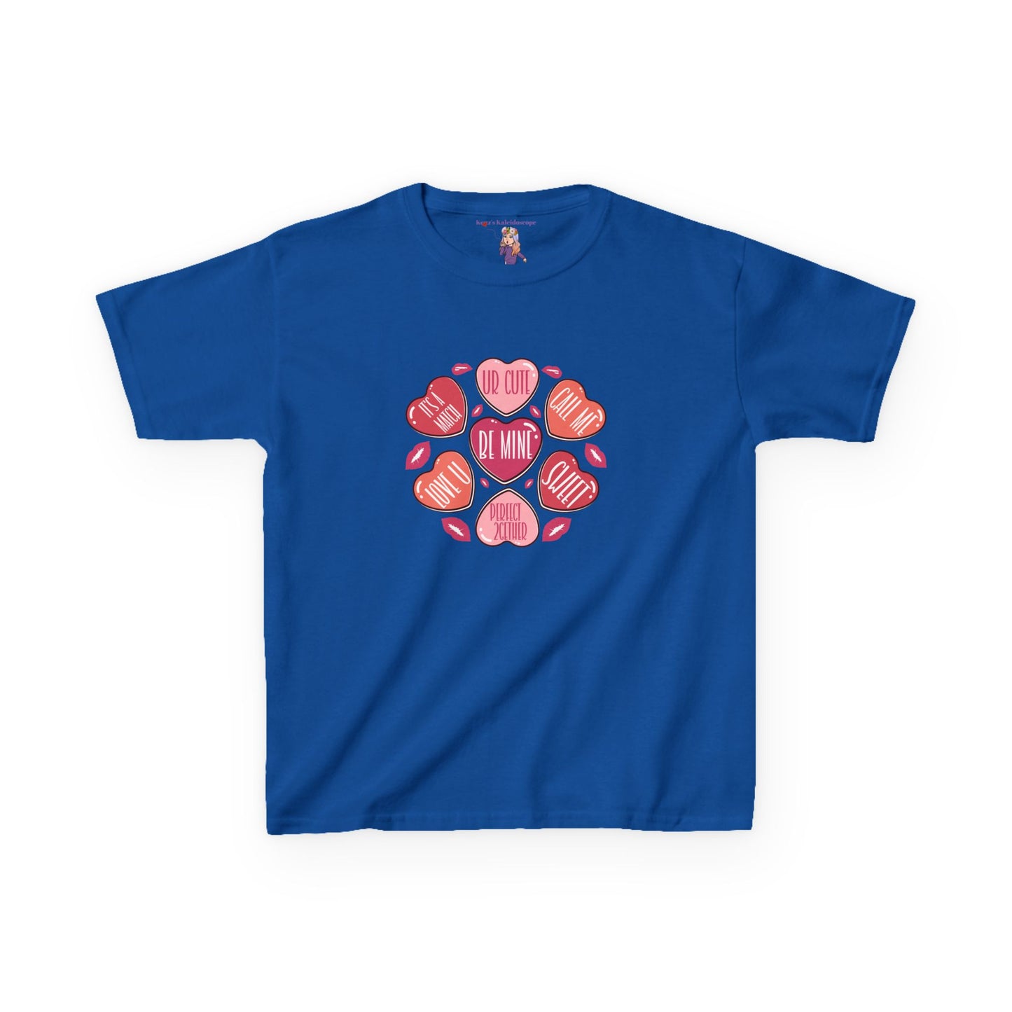 Conversation Hearts Valentines Day Kids Heavy Cotton™ Tee