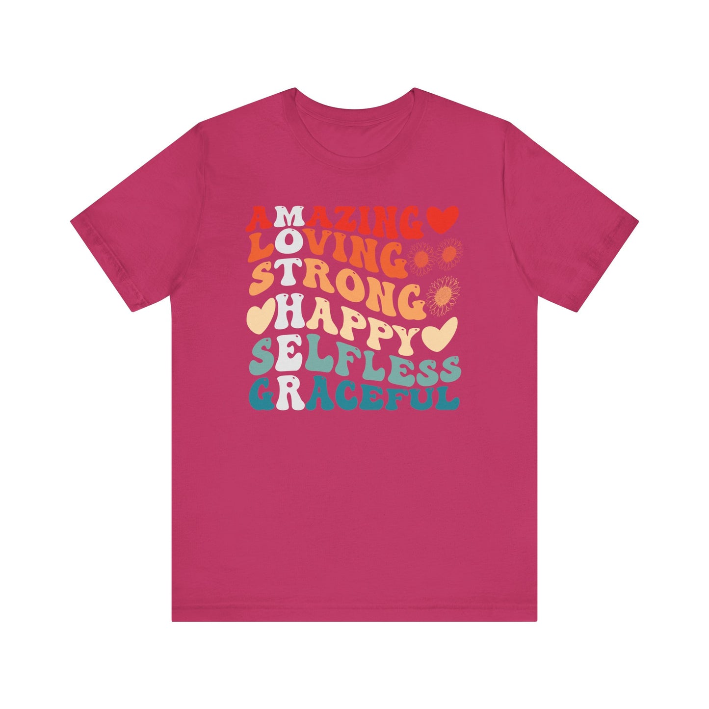 Mother's Day, Amazing Mother, XS-3XL, Unisex Jersey Short Sleeve Tee