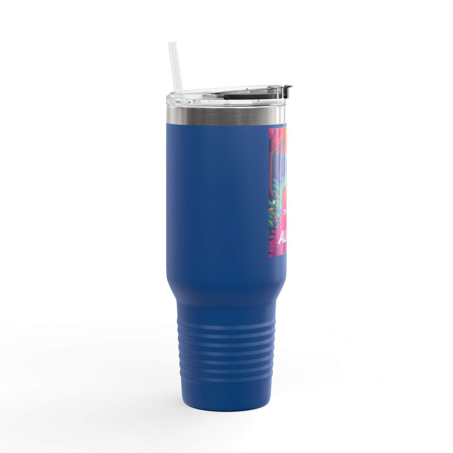 Colorful Insulated Travel Mug - 40oz | Perfect for Road Trips, Coffee Lovers, Gifts, Picnics, Adventurers