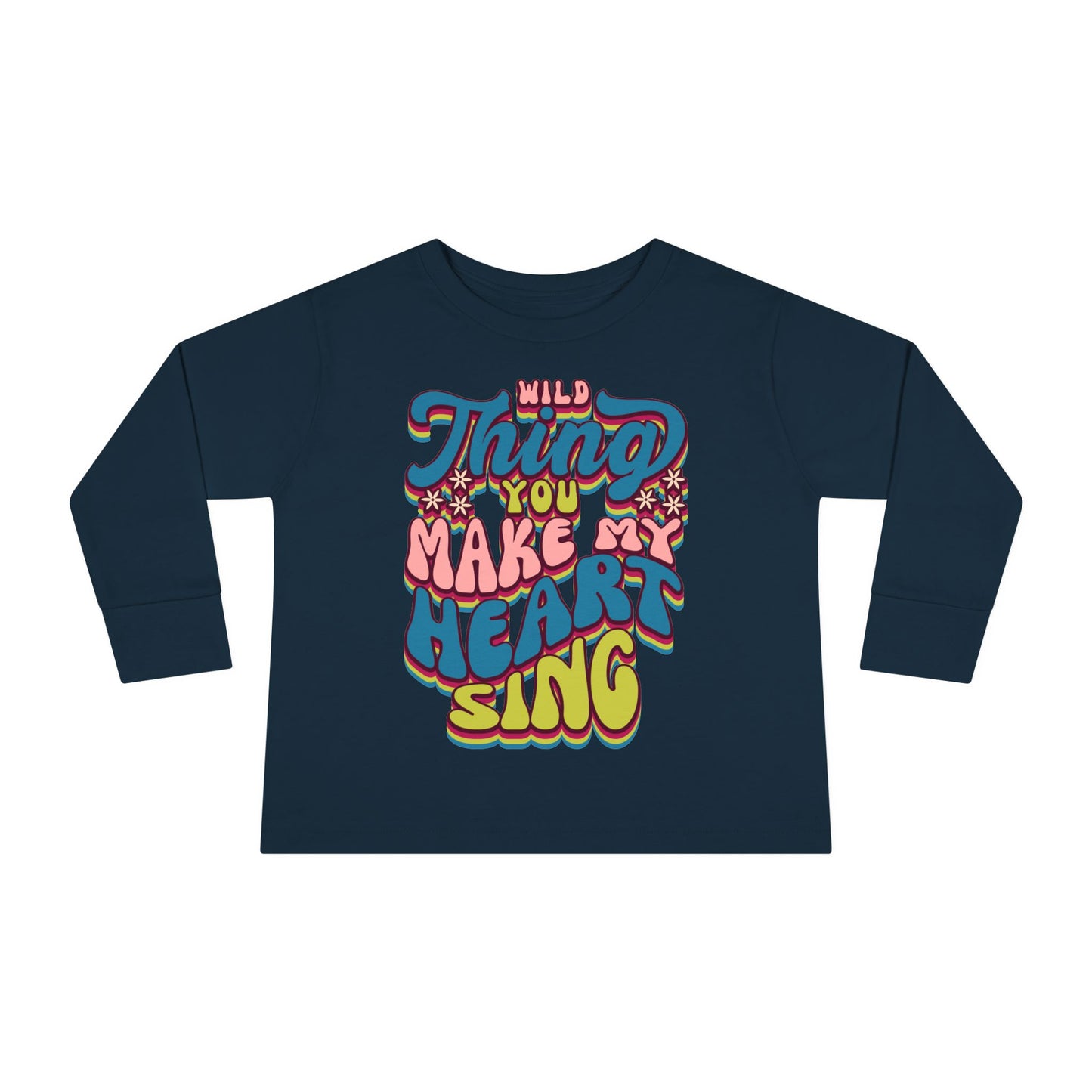 Wild Thing Valentine's Day Toddler Long Sleeve Tee