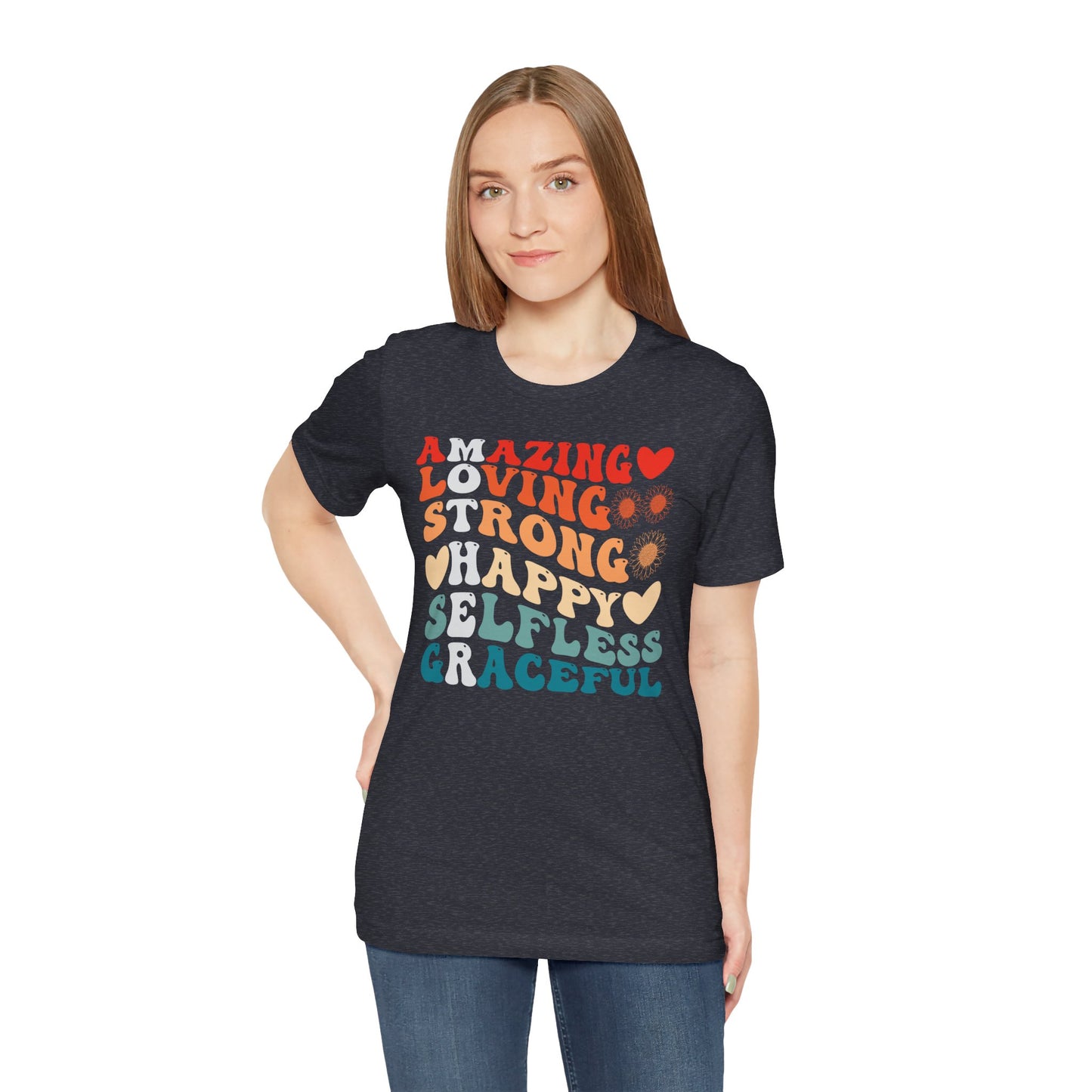 Mother's Day, Amazing Mother, XS-3XL, Unisex Jersey Short Sleeve Tee
