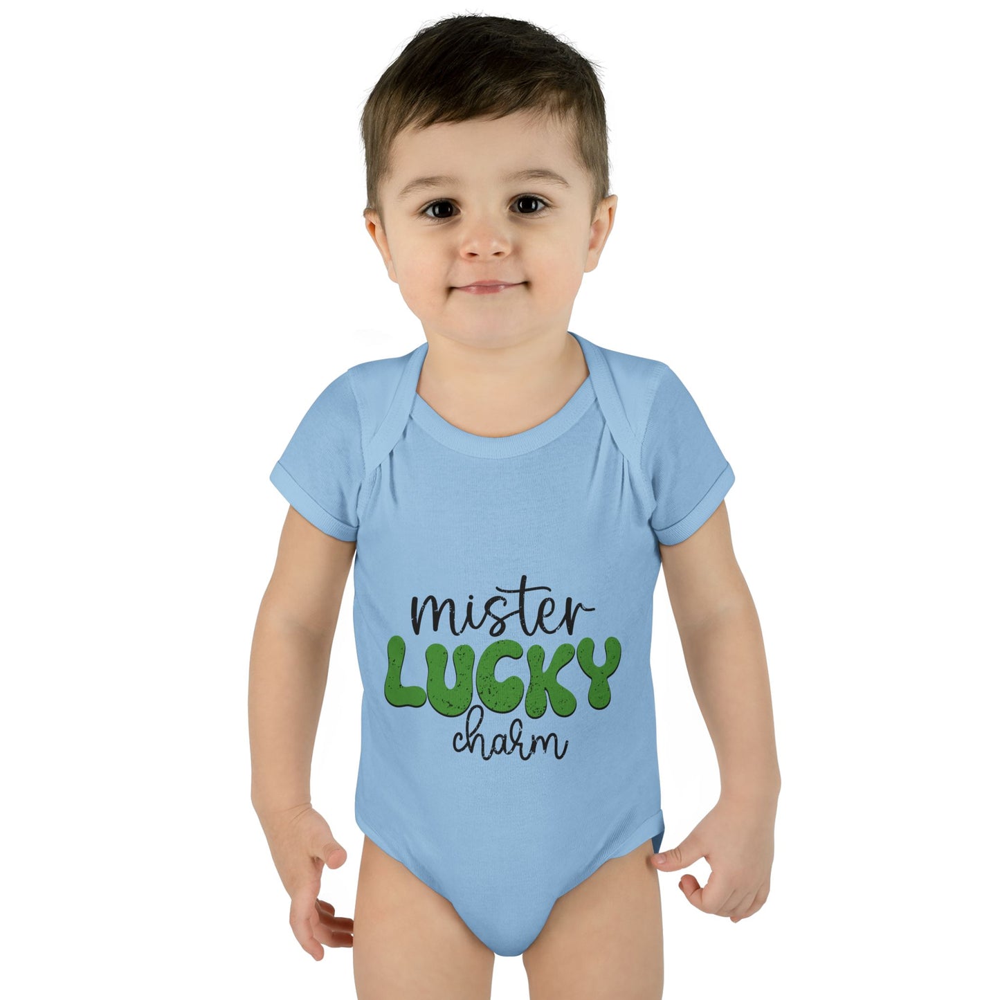 Mister Lucky Charm Infant Onesie Baby Rib Bodysuit