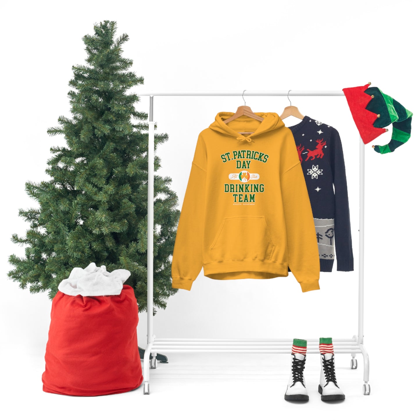 Unisex St Patrick's Day Drinking Team Hooded Sweatshirt