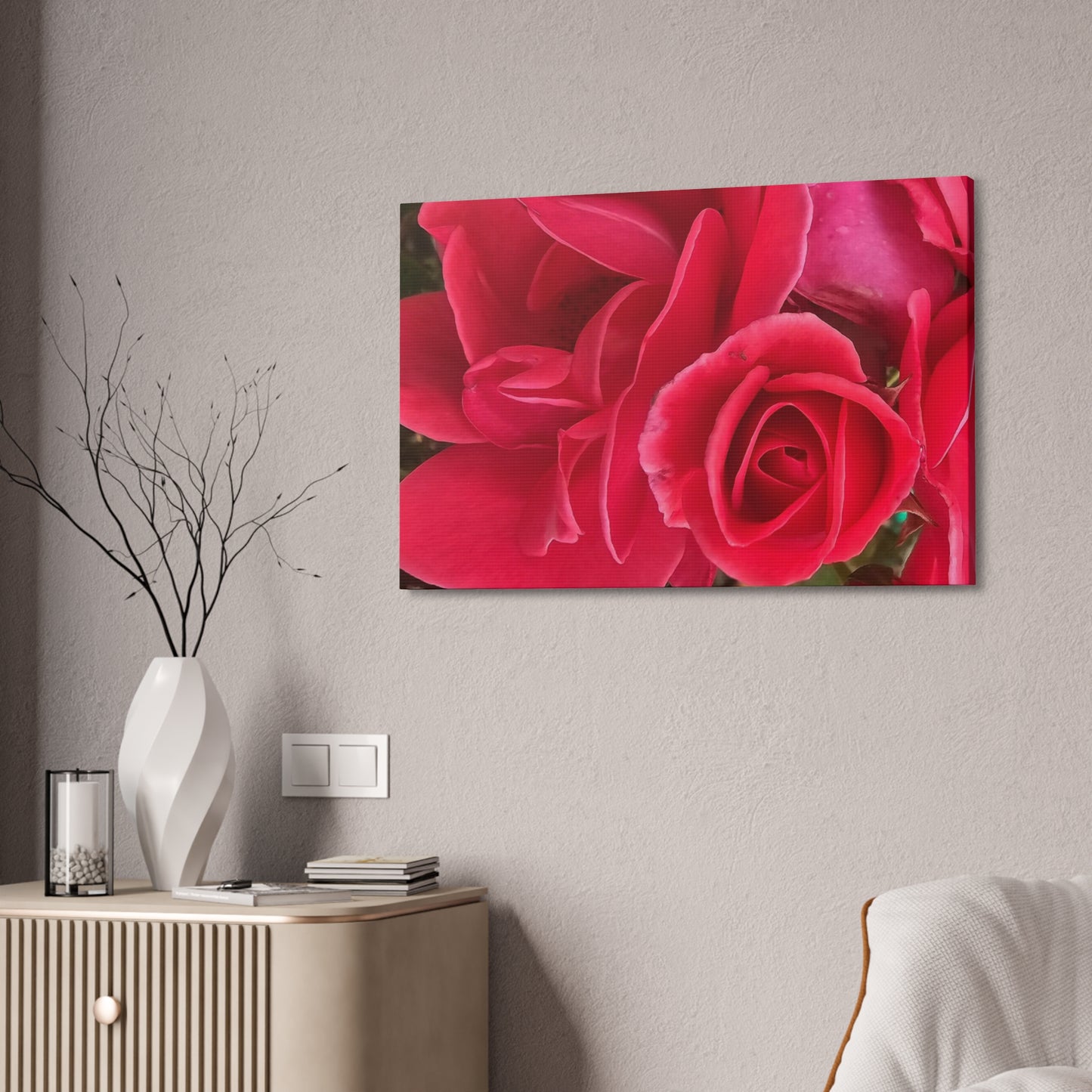 Painting The Roses Red, Canvas Stretched, 1.5''