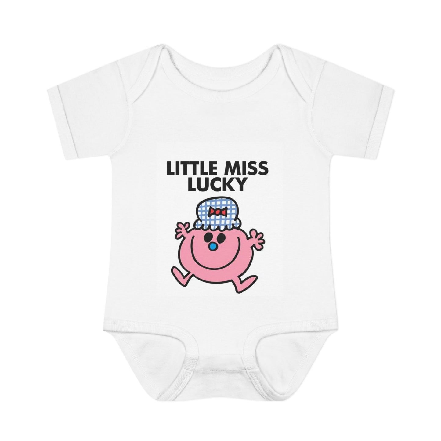 Little Miss Lucky St Patricks Day Infant Onesie Baby Rib Bodysuit