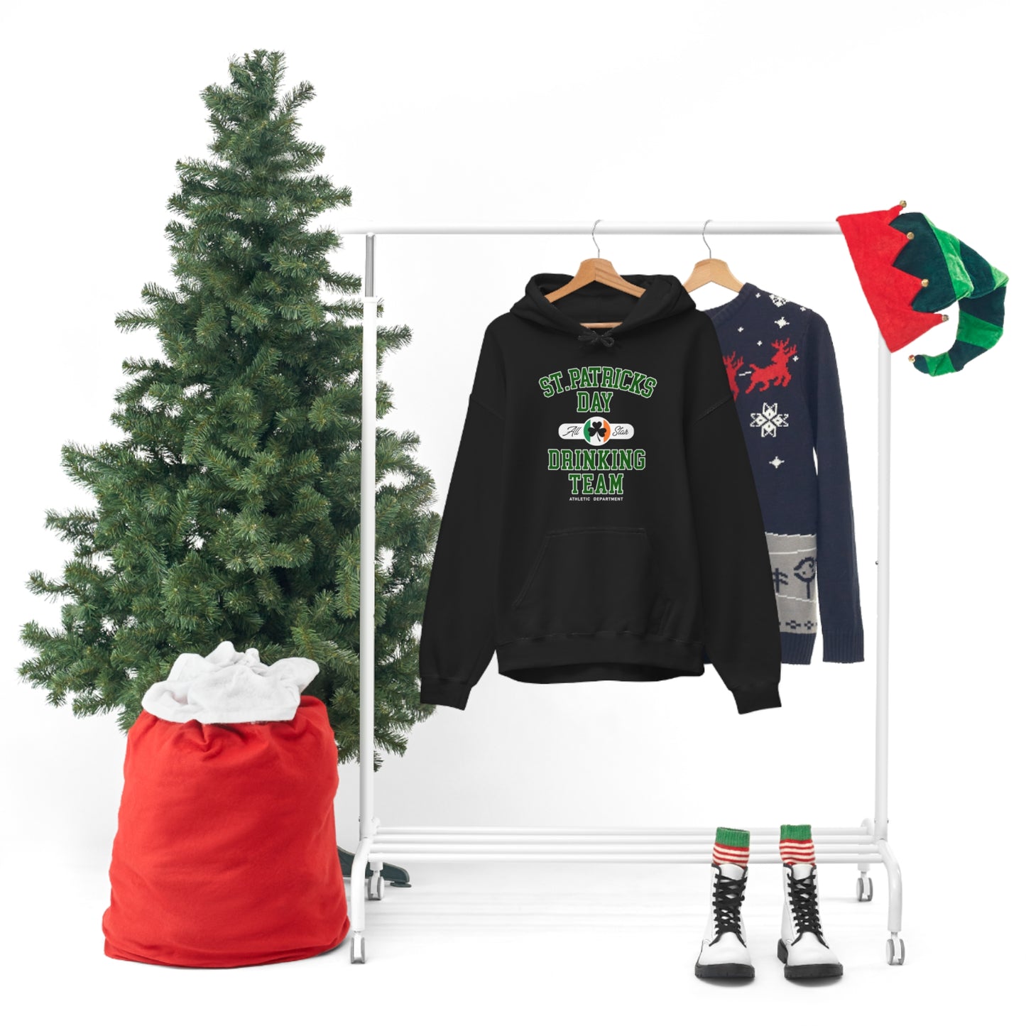Unisex St Patrick's Day Drinking Team Hooded Sweatshirt