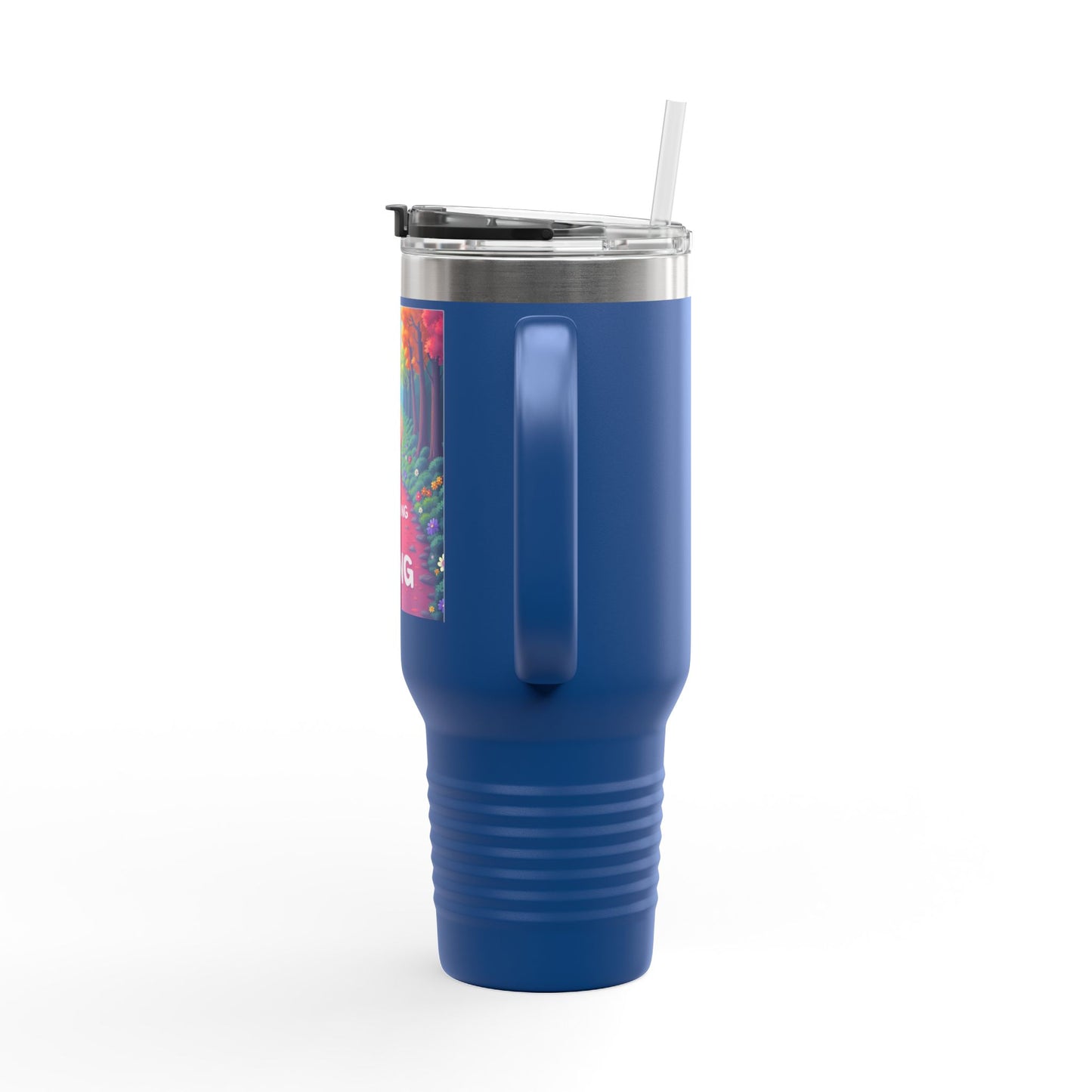 Colorful Insulated Travel Mug - 40oz | Perfect for Road Trips, Coffee Lovers, Gifts, Picnics, Adventurers