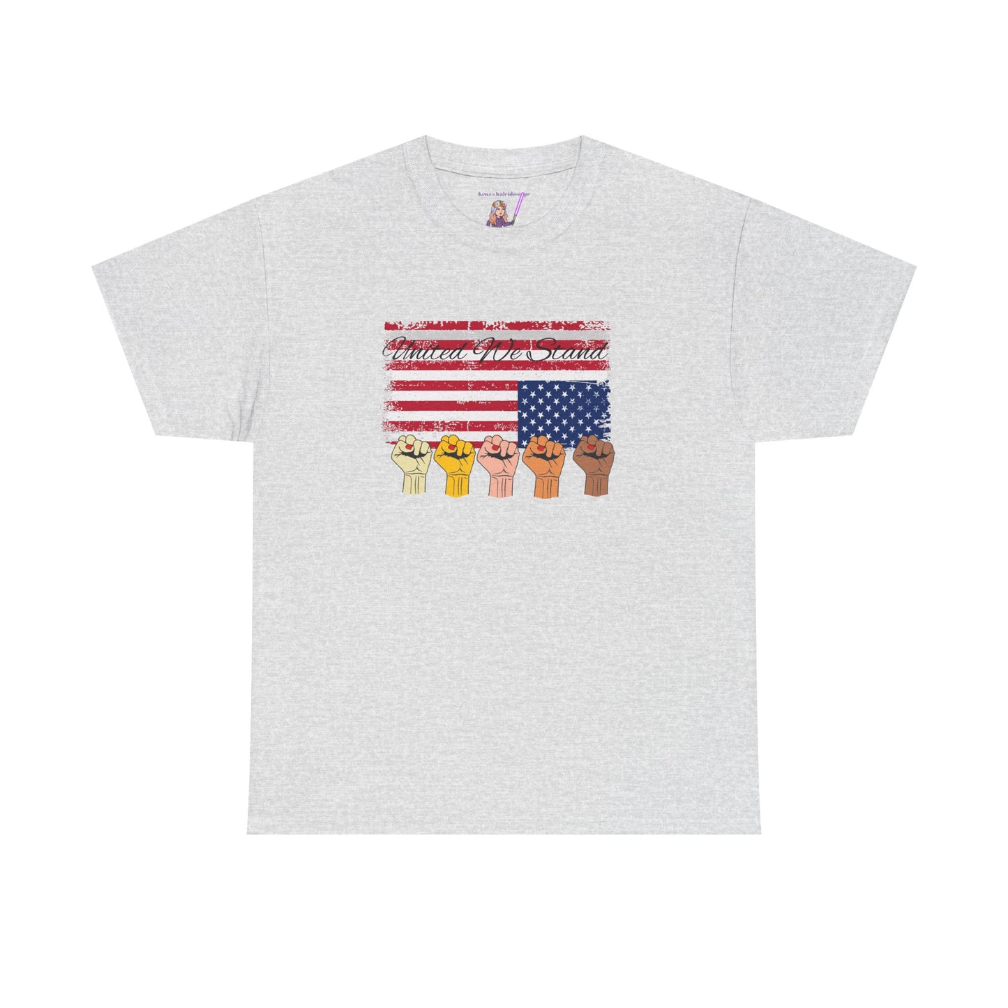 Patriotic T-Shirt, Unity Graphic Tee, American Pride Shirt, USA Flag Apparel