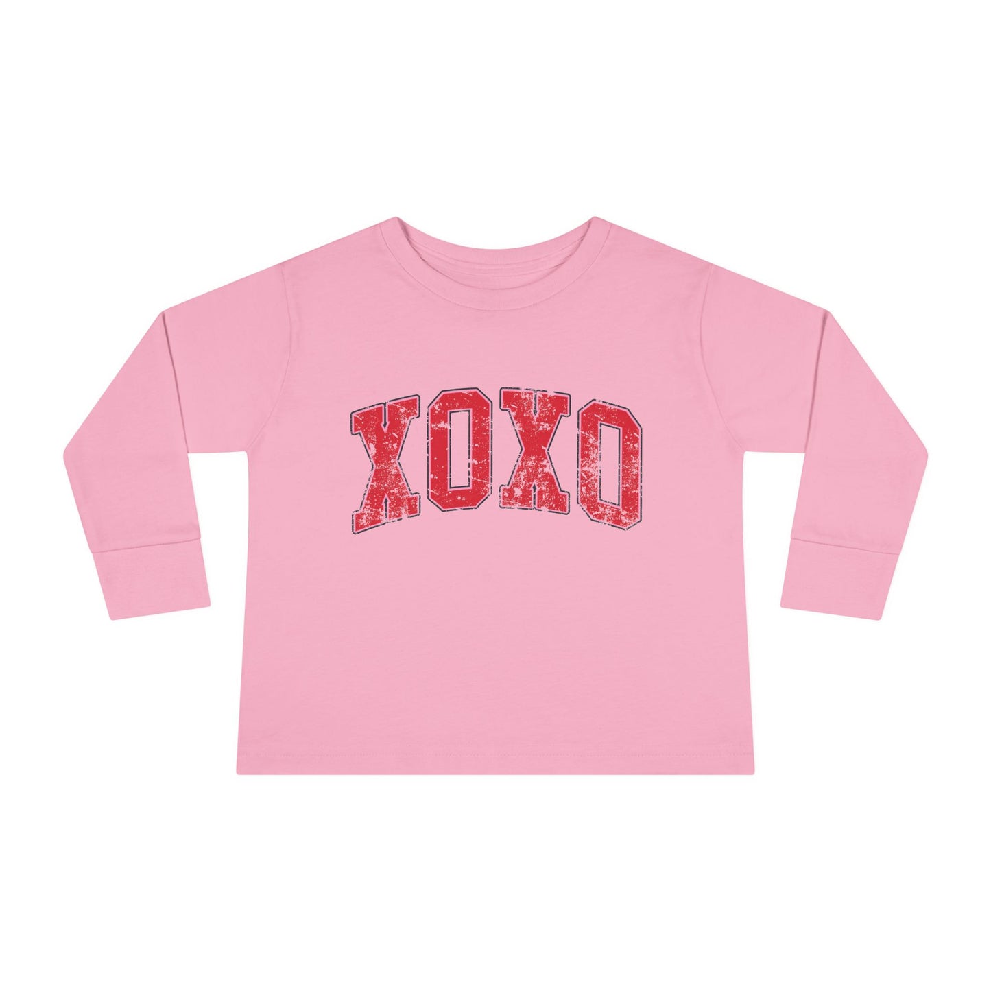 XOXO Valentine's Day Toddler Long Sleeve Tee
