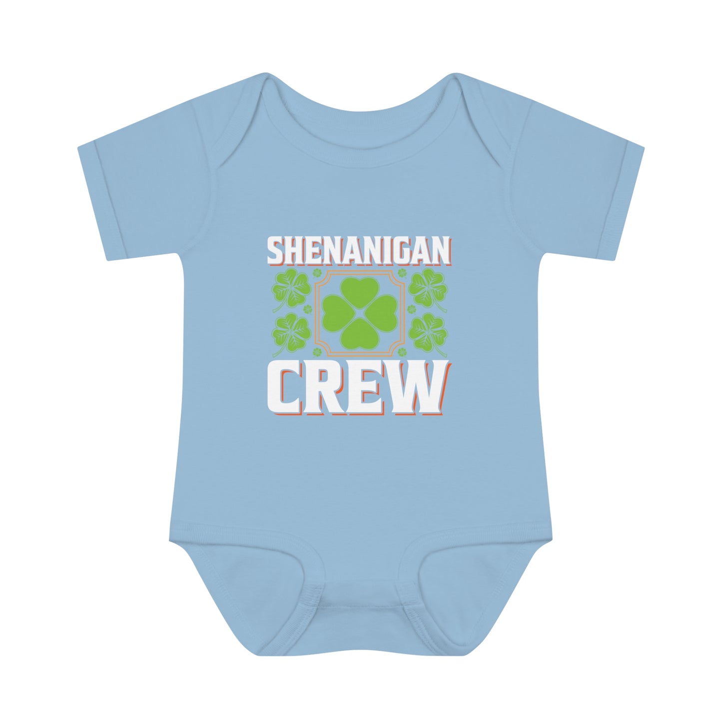 St Patricks Day Matching Family Shenanigans Crew Infant Baby Rib Bodysuit