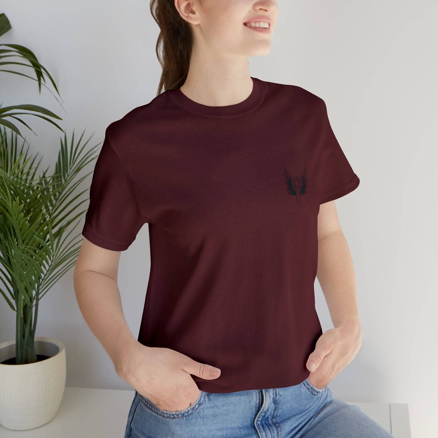 Anne and Scott, Maid of Honor, Valkyrie, Unisex Jersey Short Sleeve Tee
