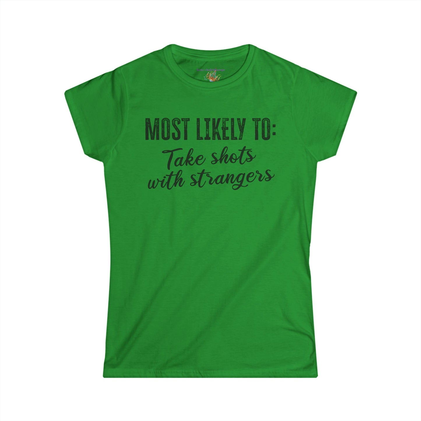 Bachelorette Party, Most Likely To, S-2XL, Women's Softstyle Tee