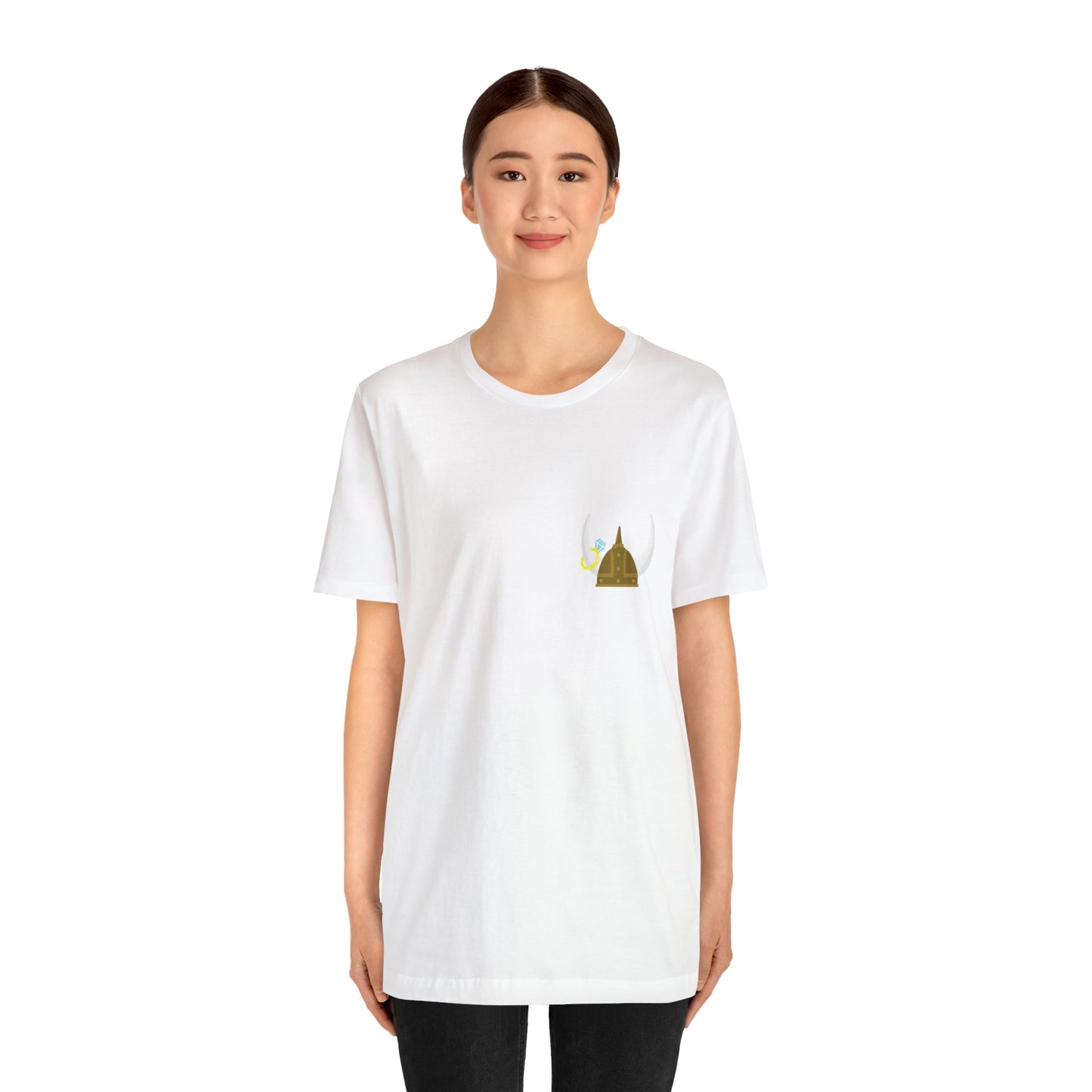 Anne and Scott, Bride, Unisex Jersey Short Sleeve Tee