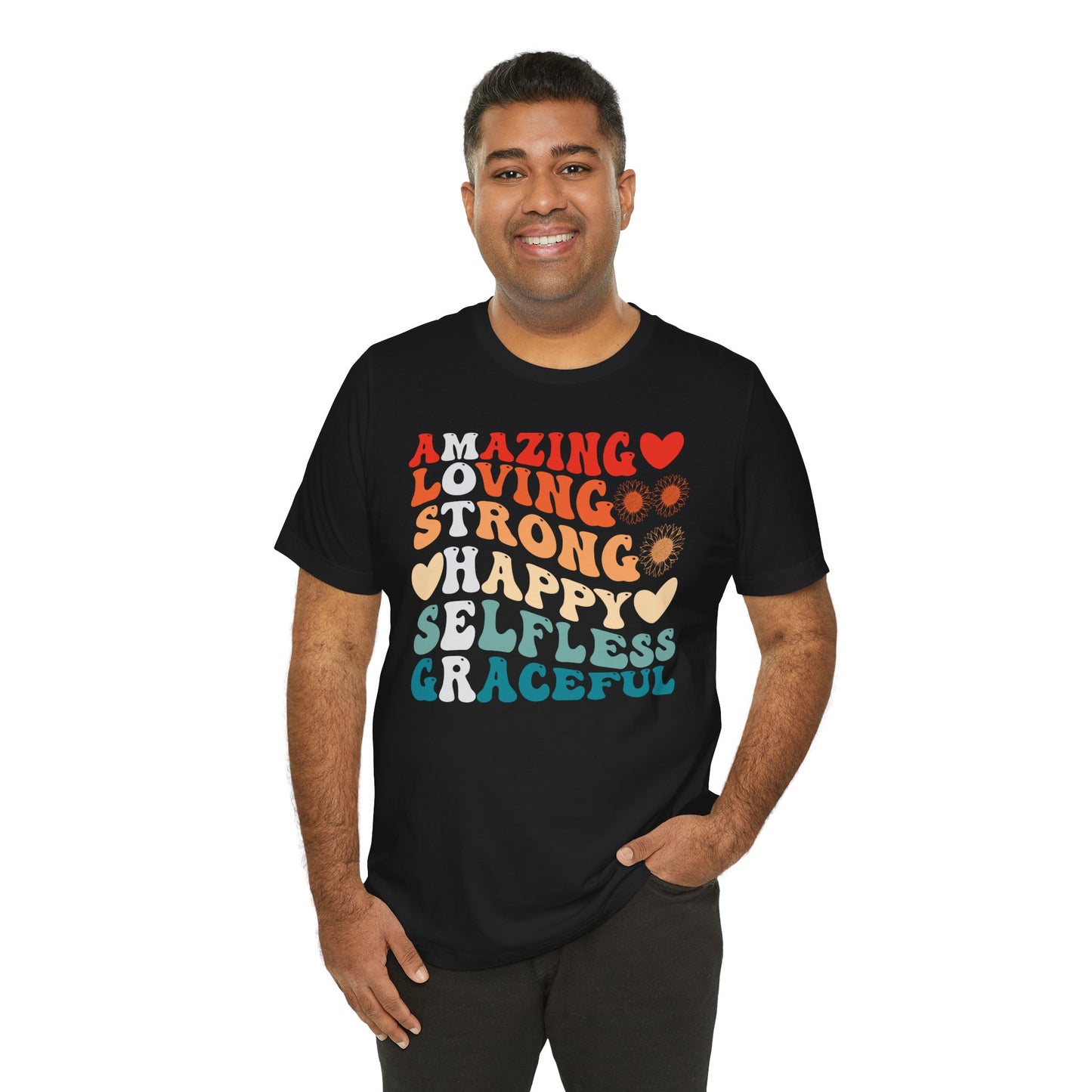 Mother's Day, Amazing Mother, XS-3XL, Unisex Jersey Short Sleeve Tee