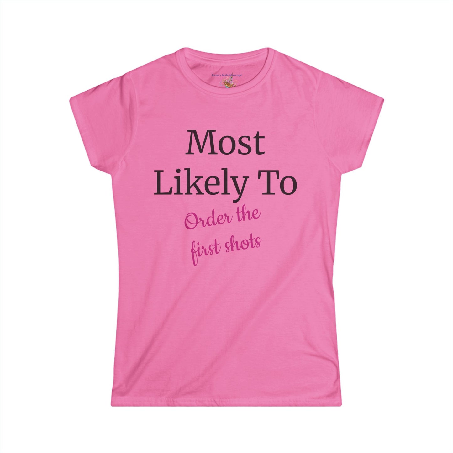 Bachelorette Party Most Likely To, S-2XL, Women's Softstyle Tee