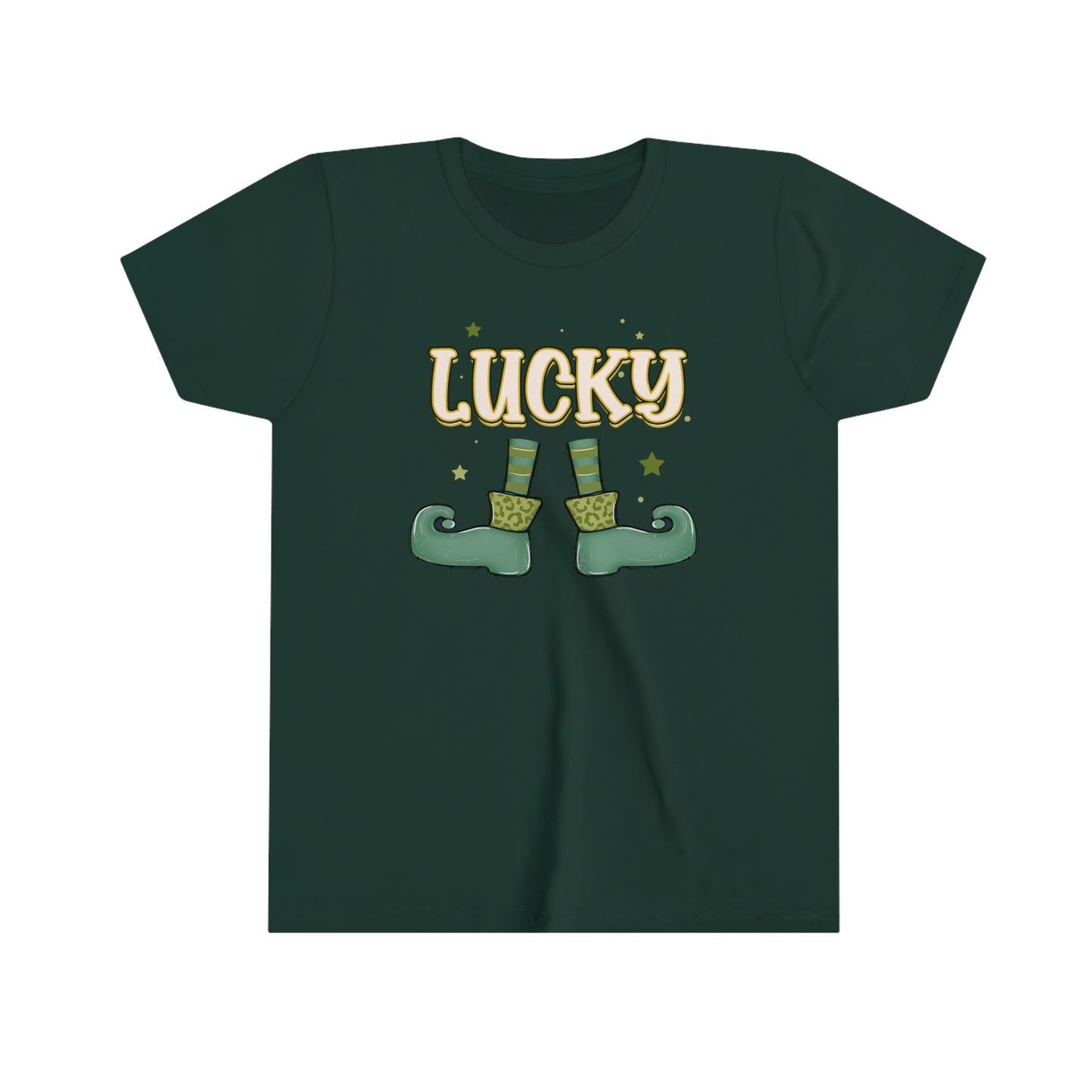 Lucky St Patricks Day Youth Short Sleeve Tee