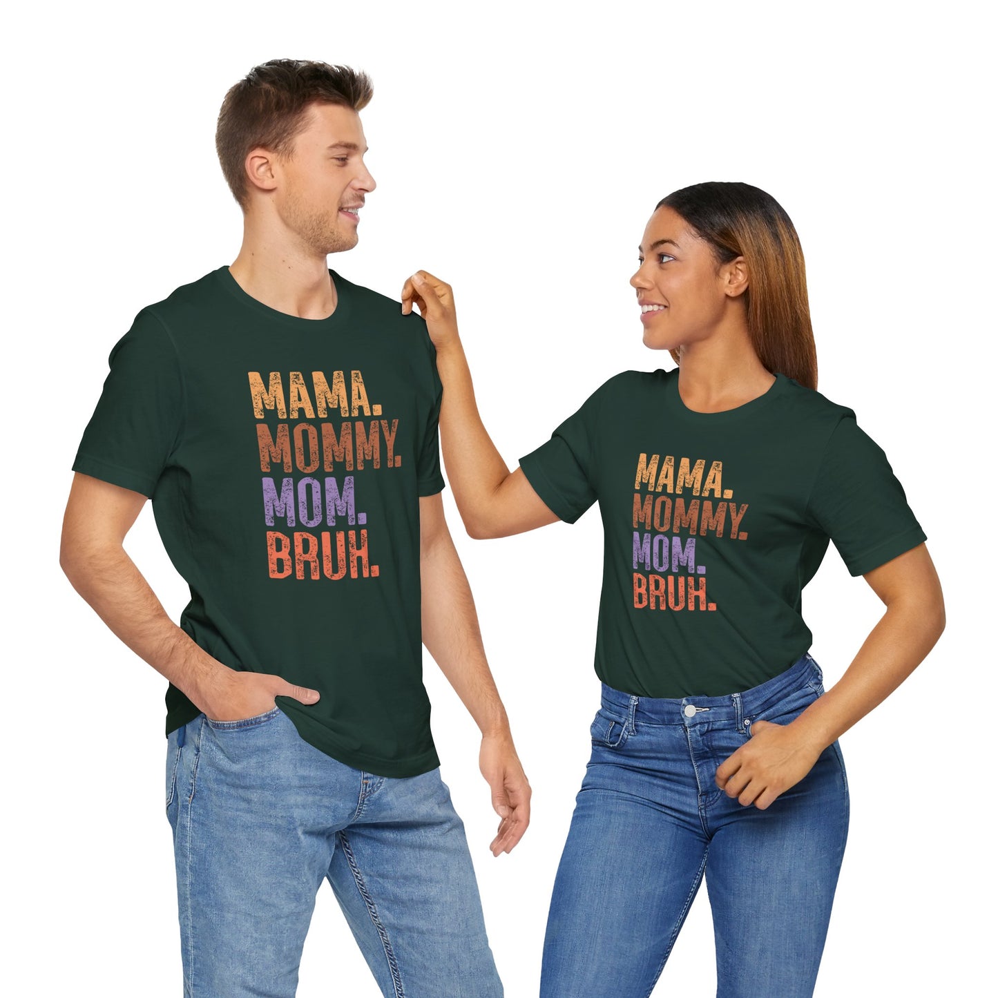 Mother's Day, Mommy Bruh, XS-3XL, Unisex Jersey Short Sleeve Tee