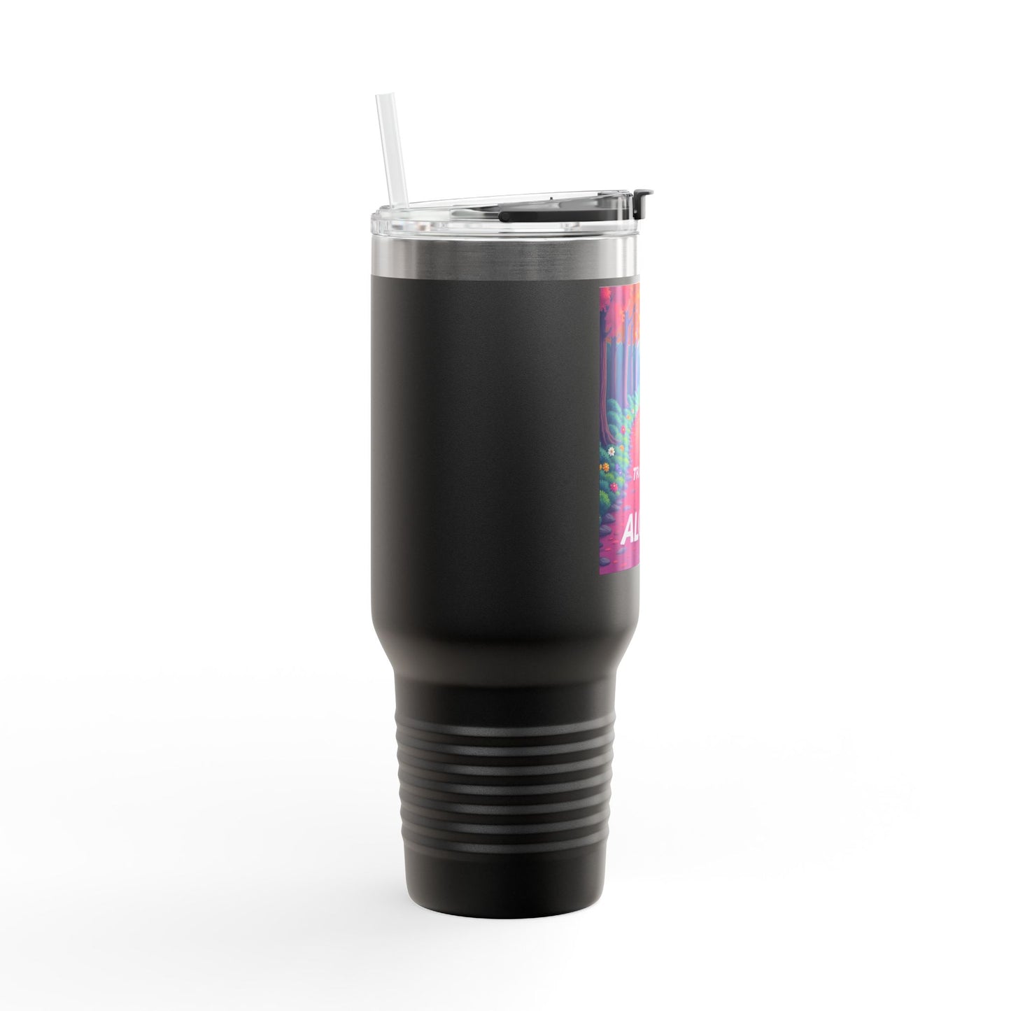 Colorful Insulated Travel Mug - 40oz | Perfect for Road Trips, Coffee Lovers, Gifts, Picnics, Adventurers