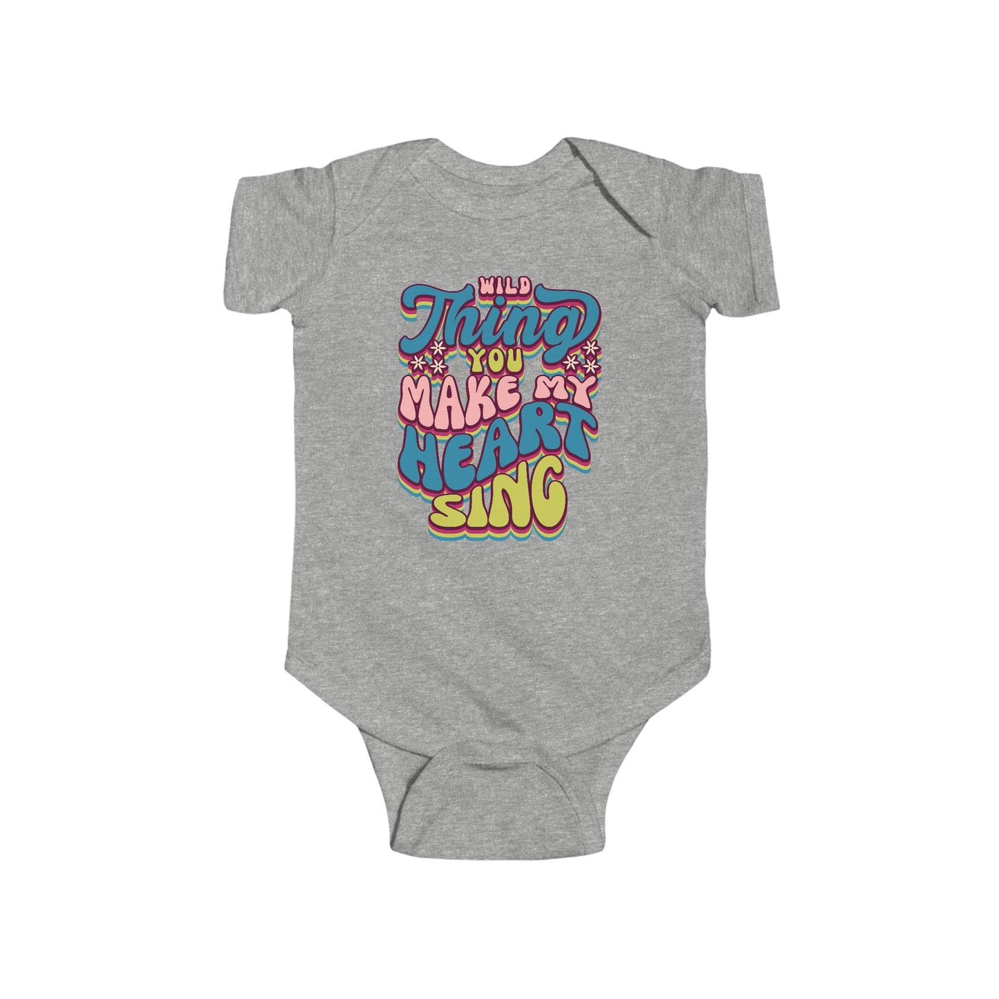 Wild Thing Valentines Day Infant Fine Jersey Bodysuit