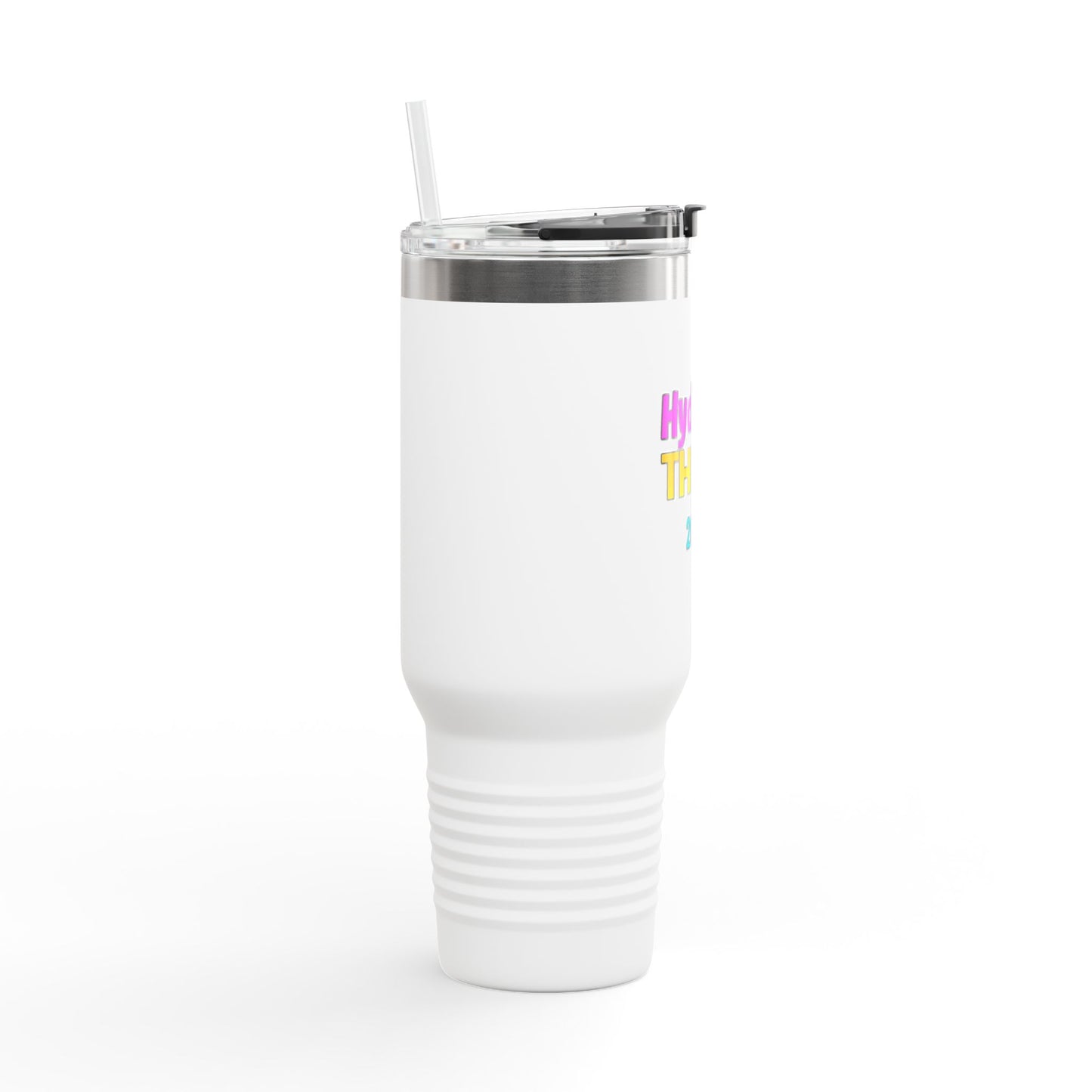 Hydrate & Thrive in 2025, Motivational Beverage Container, Insulated Travel Mug, Eco-Friendly Coffee Tumbler, Large Capacity Tea Flask,