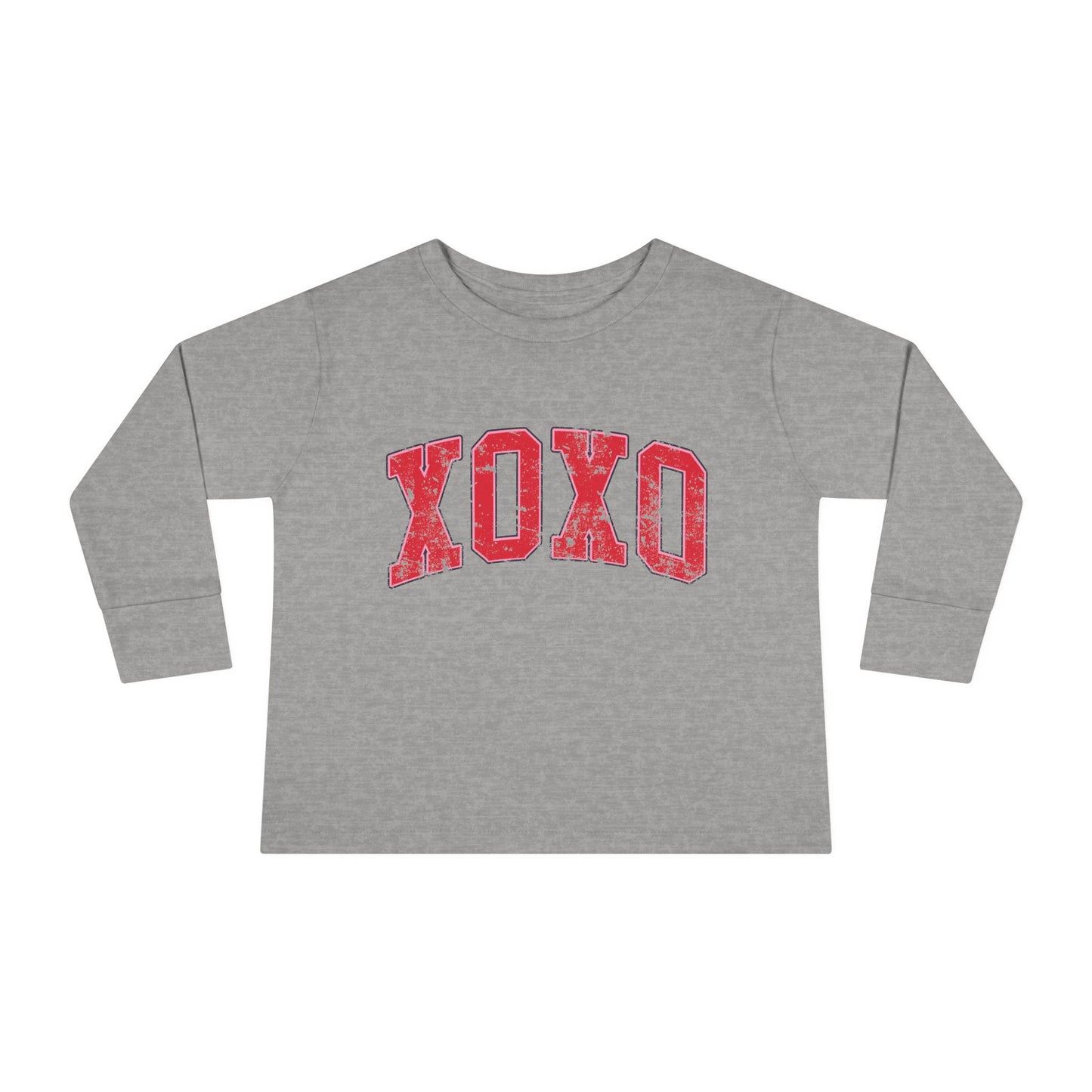 XOXO Valentine's Day Toddler Long Sleeve Tee