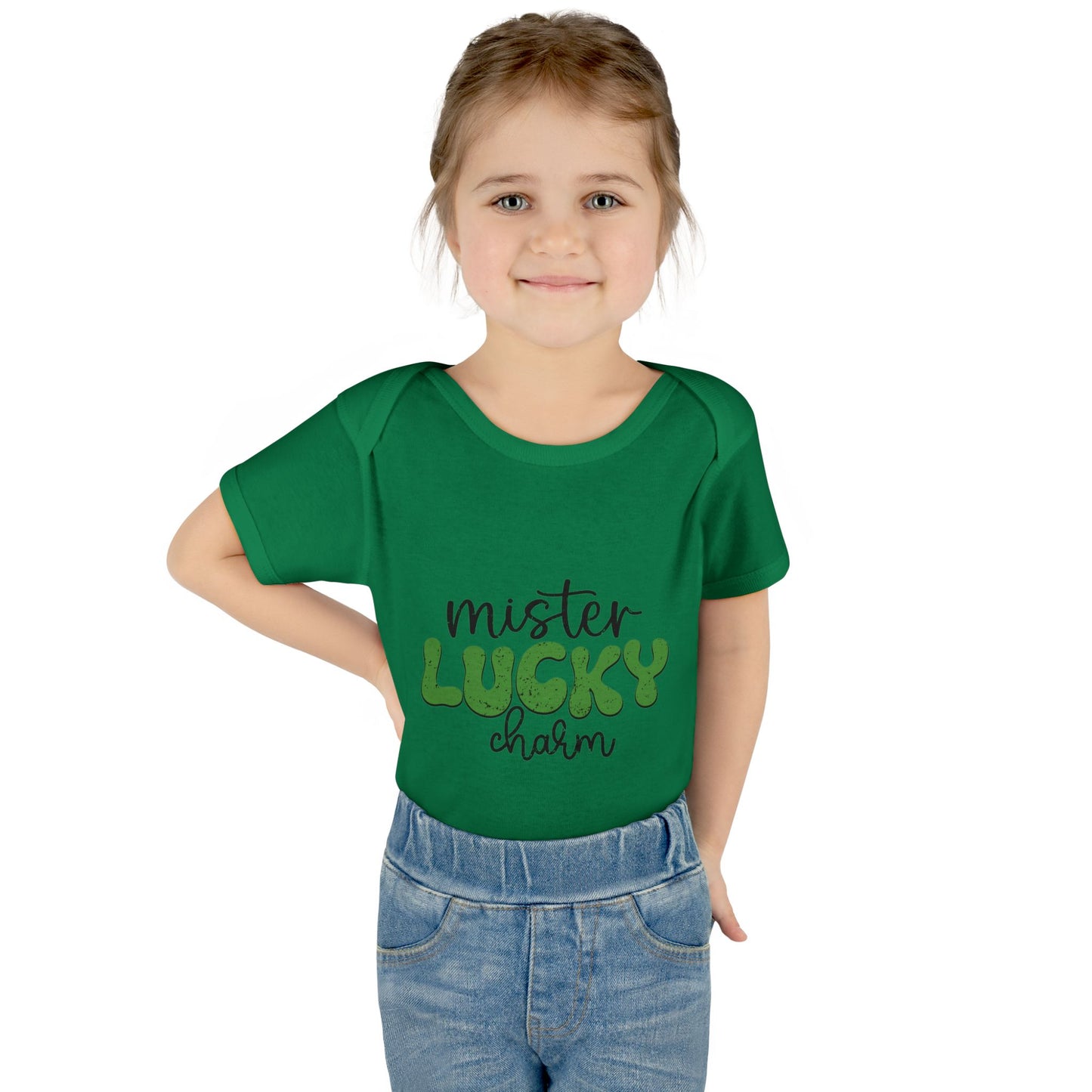 Mister Lucky Charm Infant Onesie Baby Rib Bodysuit