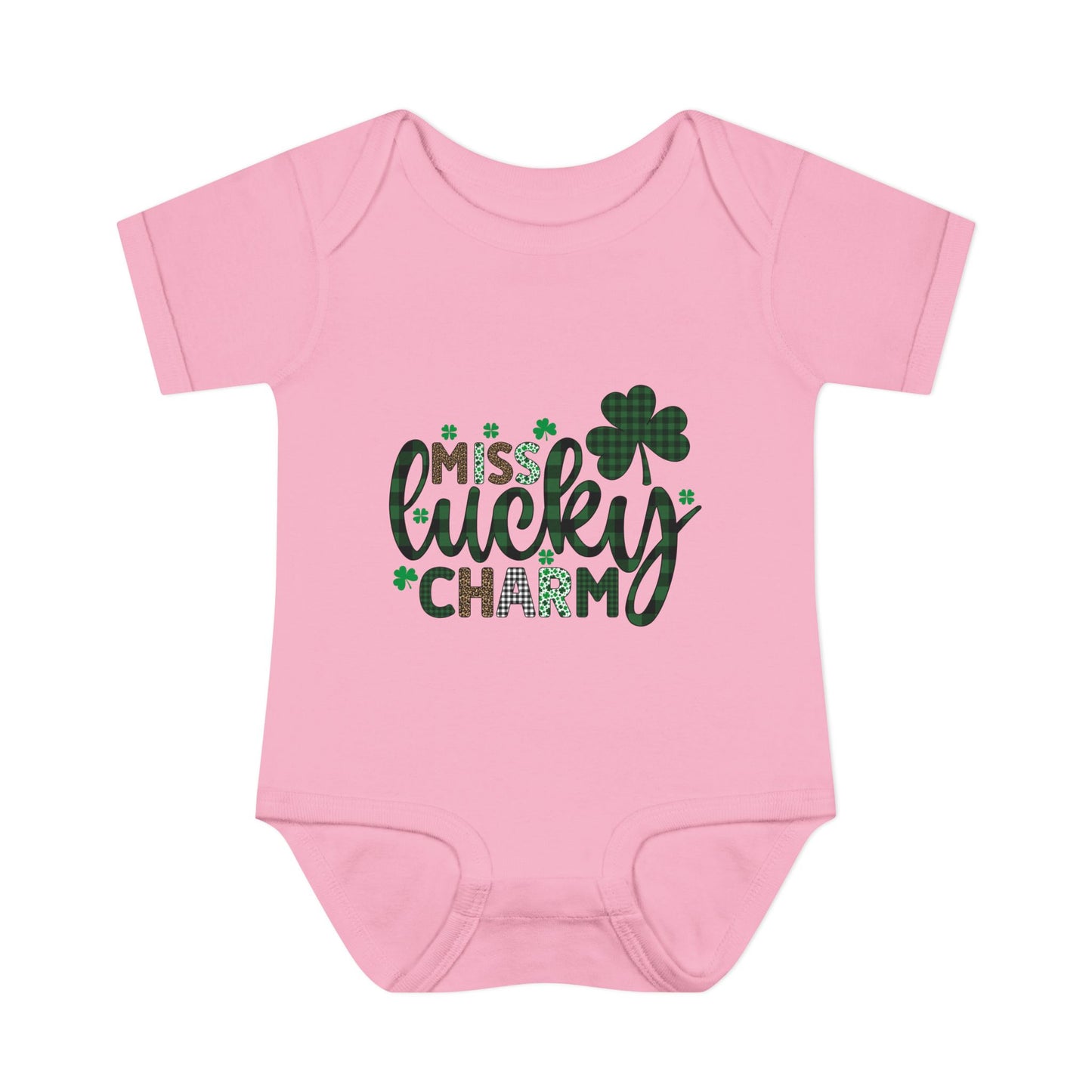 Miss Lucky Charm Infant Onesie Baby Rib Bodysuit