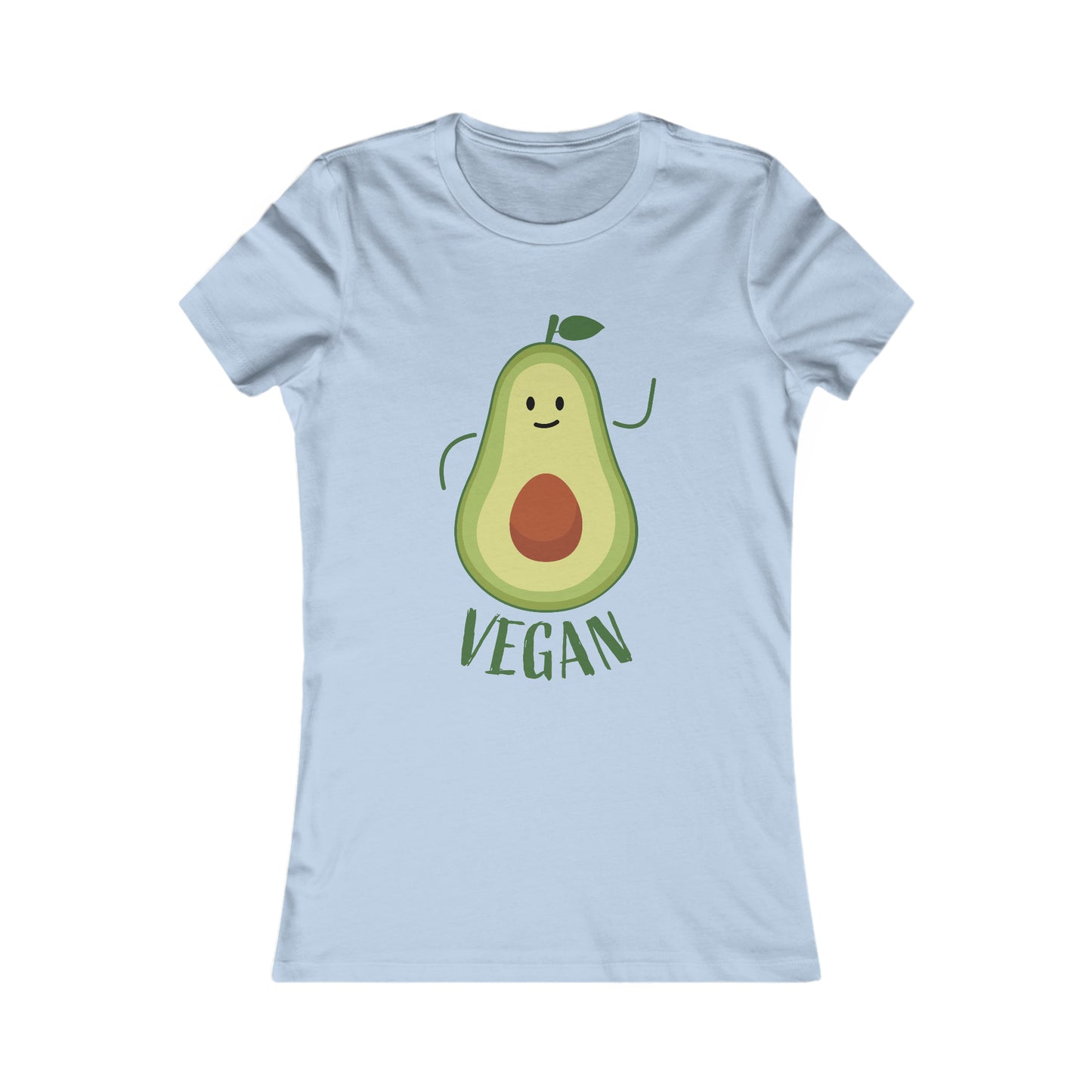 Women's Vegan Tee, S-2XL, Avocado, Plant Based
