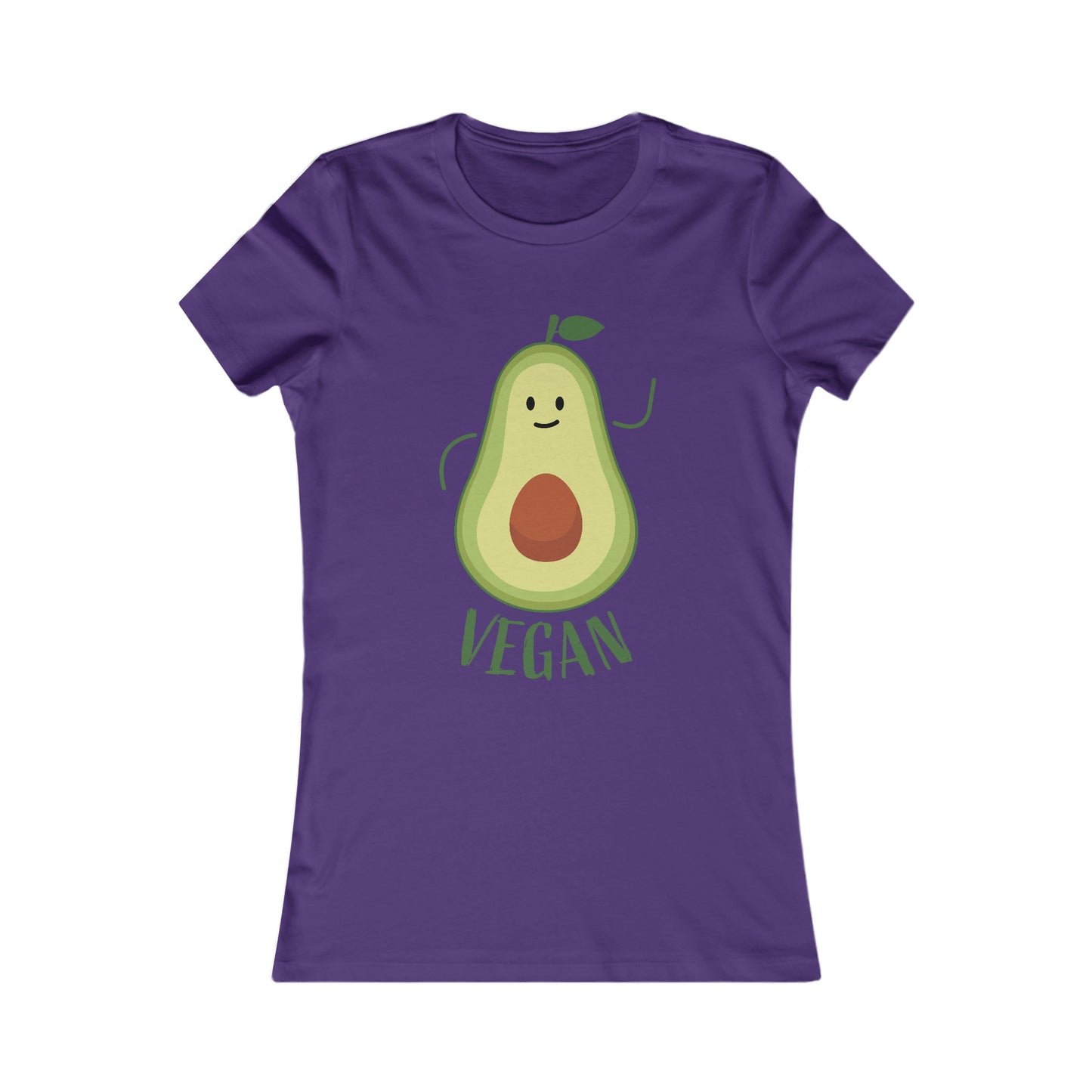 Women's Vegan Tee, S-2XL, Avocado, Plant Based