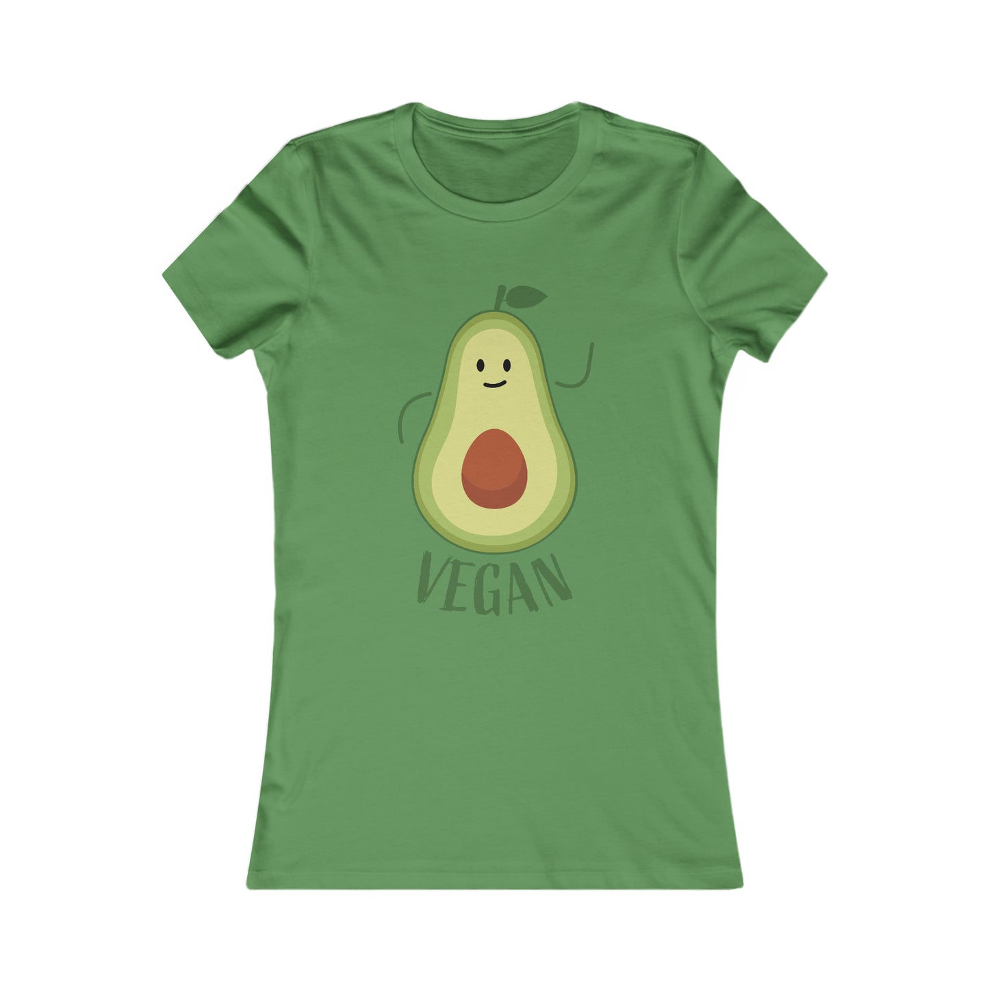 Women's Vegan Tee, S-2XL, Avocado, Plant Based
