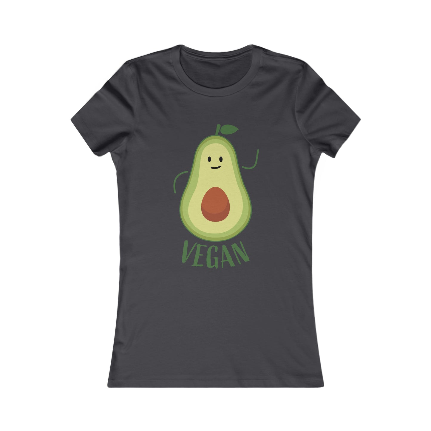 Women's Vegan Tee, S-2XL, Avocado, Plant Based