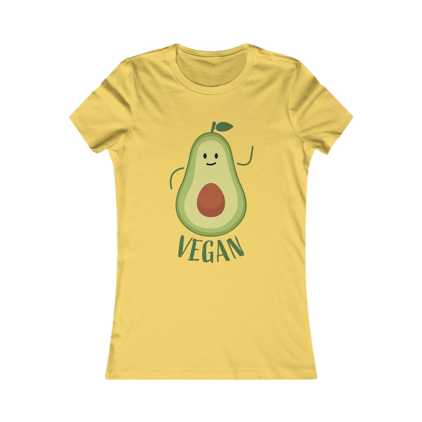 Women's Vegan Tee, S-2XL, Avocado, Plant Based