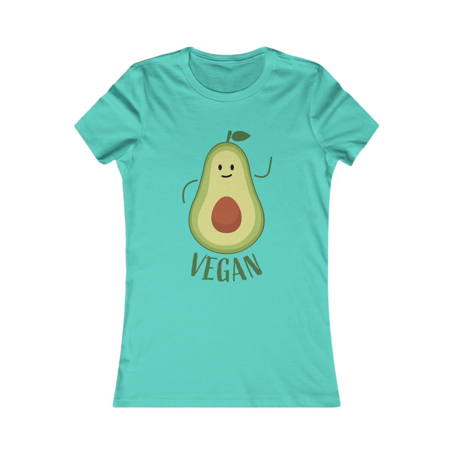Women's Vegan Tee, S-2XL, Avocado, Plant Based