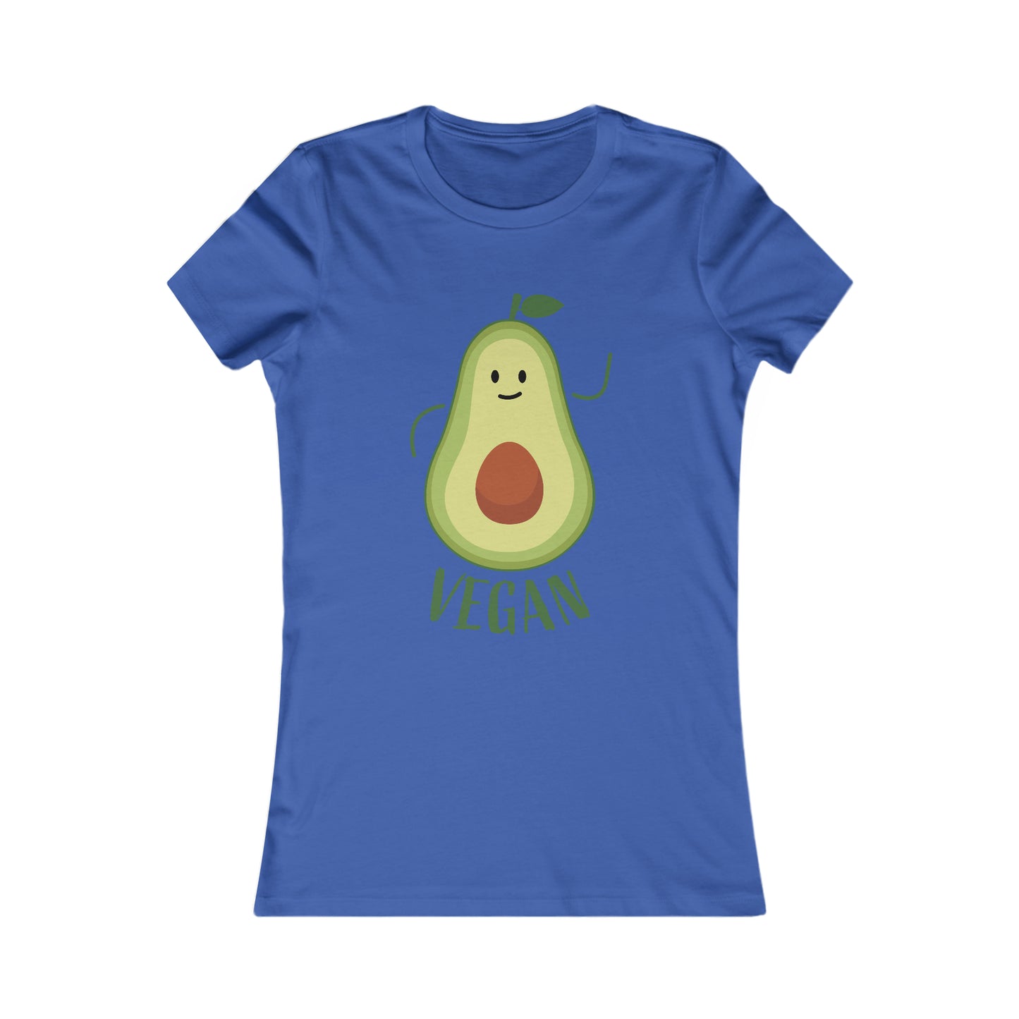 Women's Vegan Tee, S-2XL, Avocado, Plant Based
