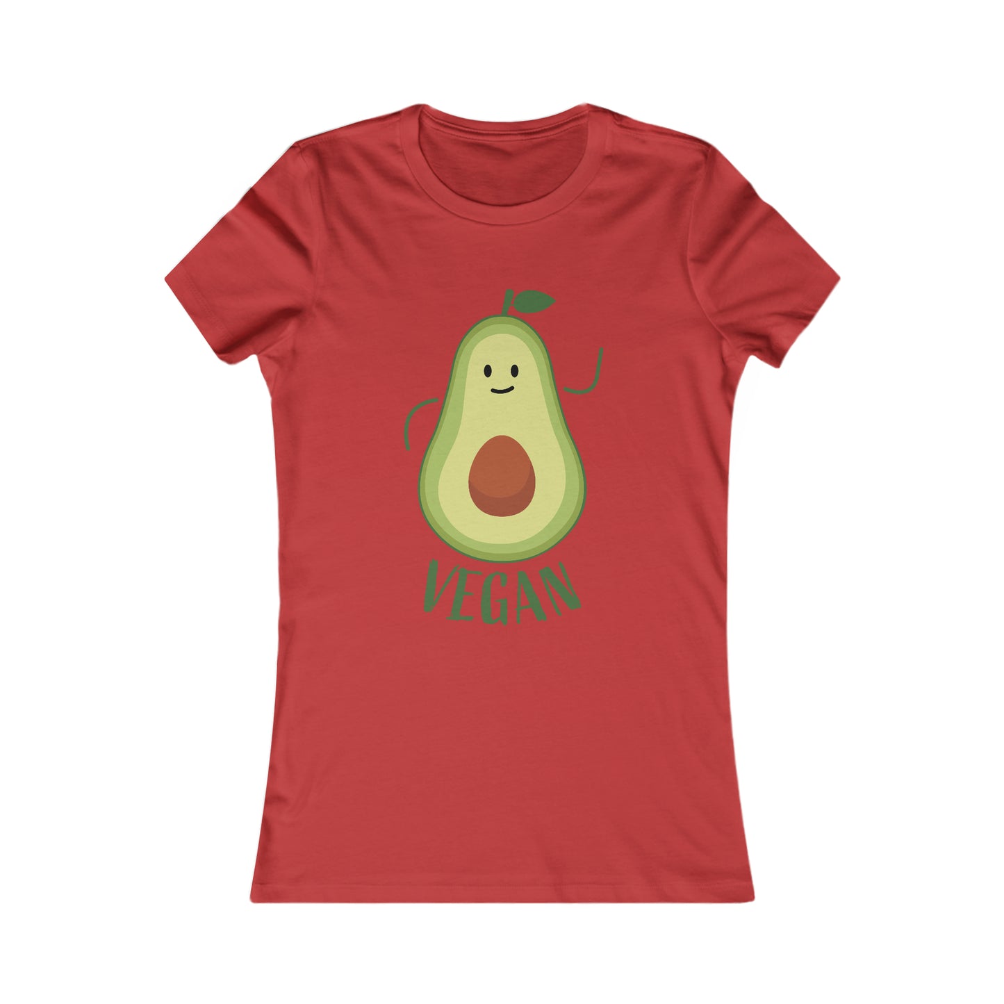 Women's Vegan Tee, S-2XL, Avocado, Plant Based
