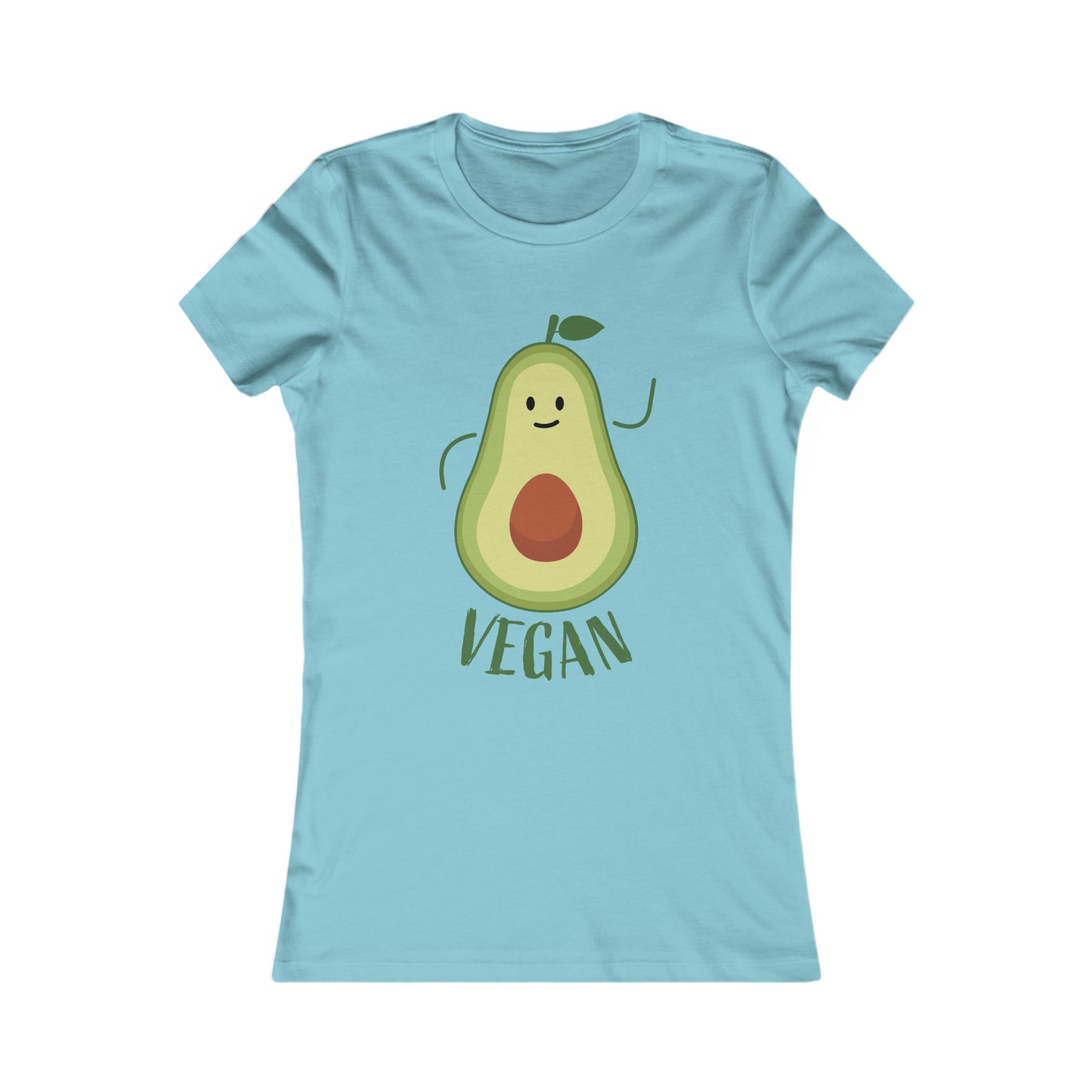 Women's Vegan Tee, S-2XL, Avocado, Plant Based