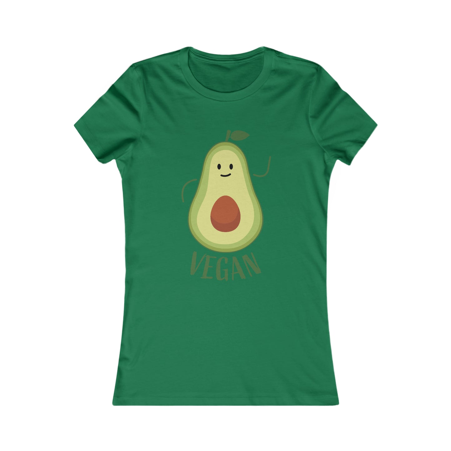Women's Vegan Tee, S-2XL, Avocado, Plant Based