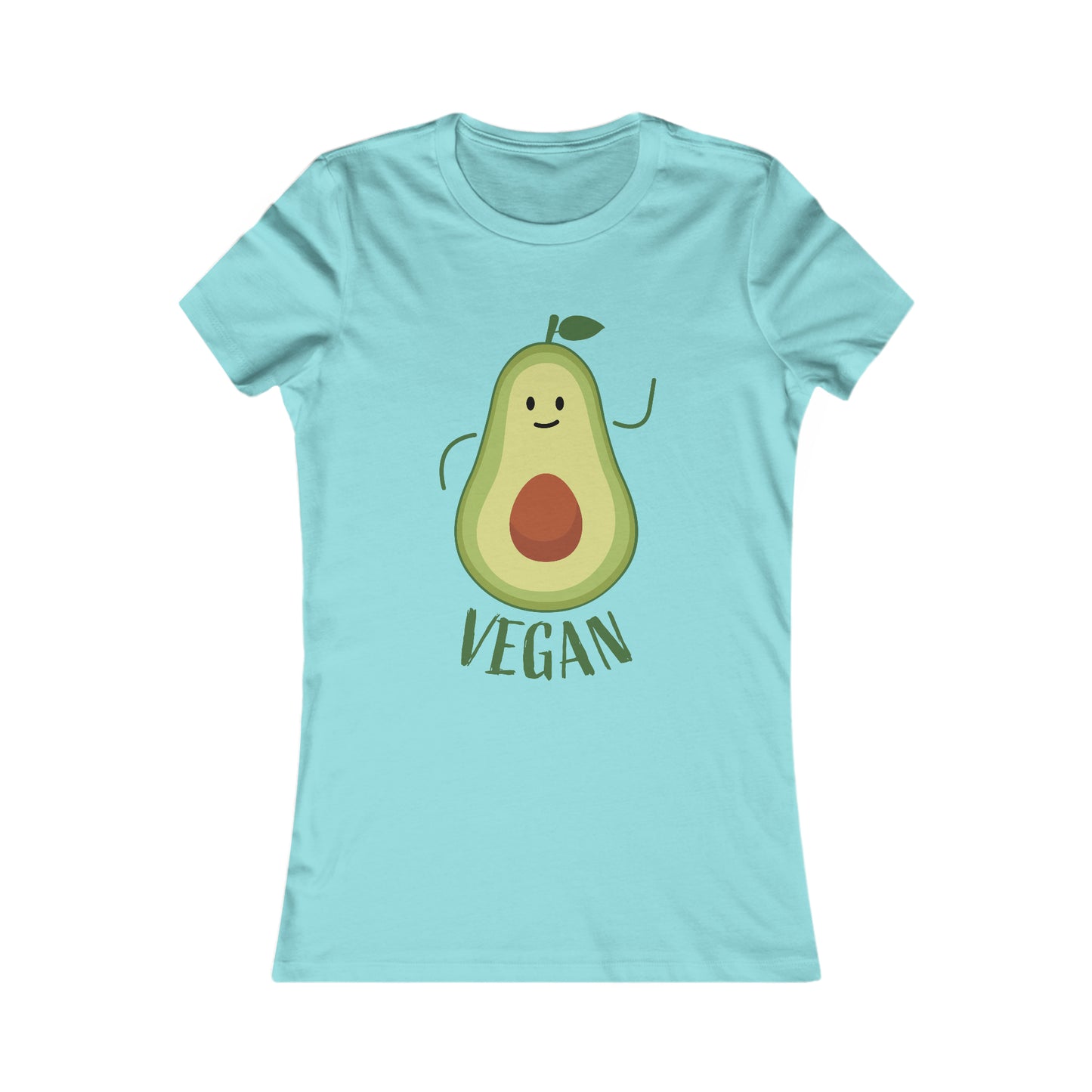 Women's Vegan Tee, S-2XL, Avocado, Plant Based