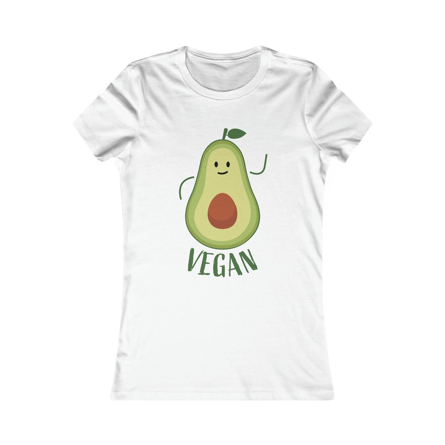 Women's Vegan Tee, S-2XL, Avocado, Plant Based