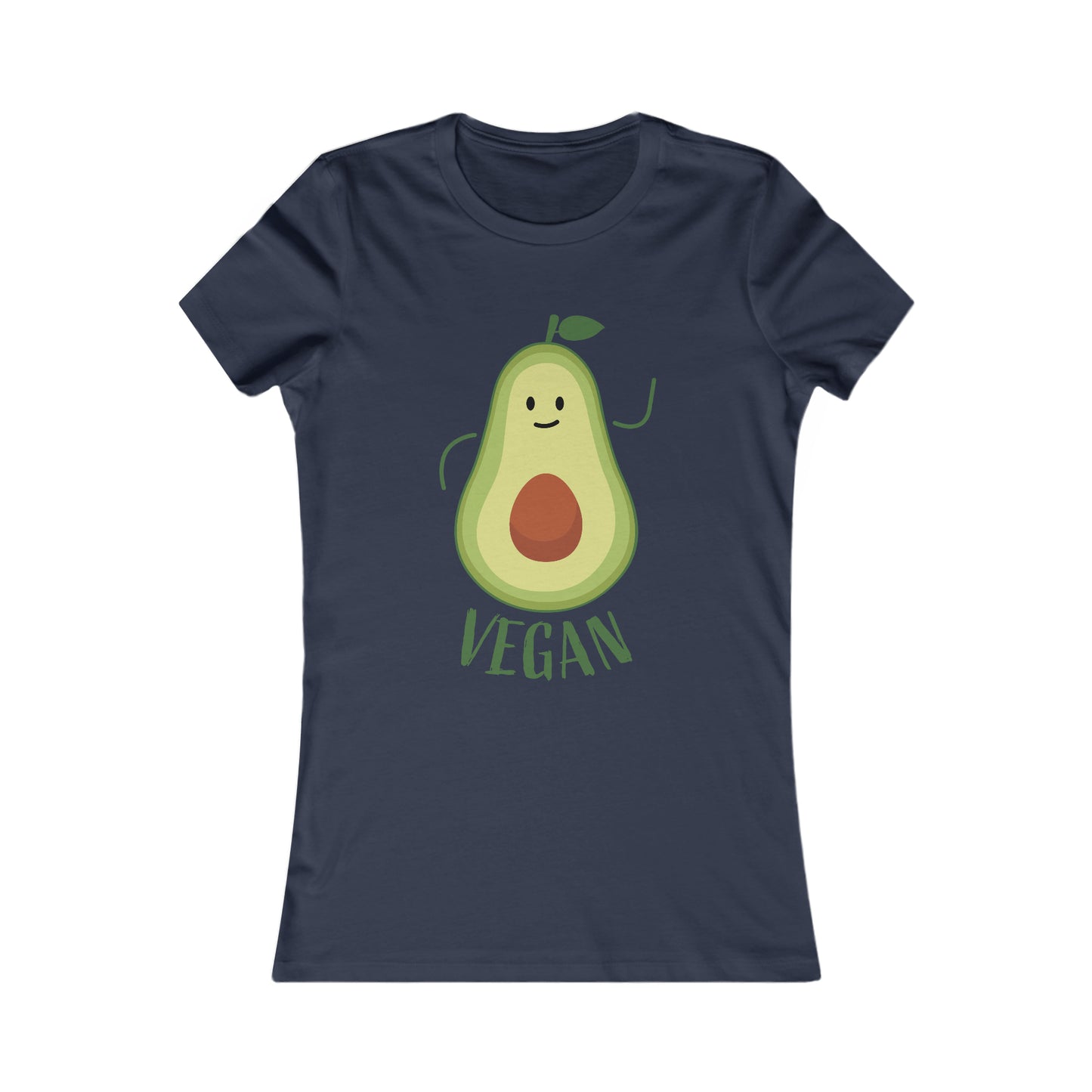 Women's Vegan Tee, S-2XL, Avocado, Plant Based