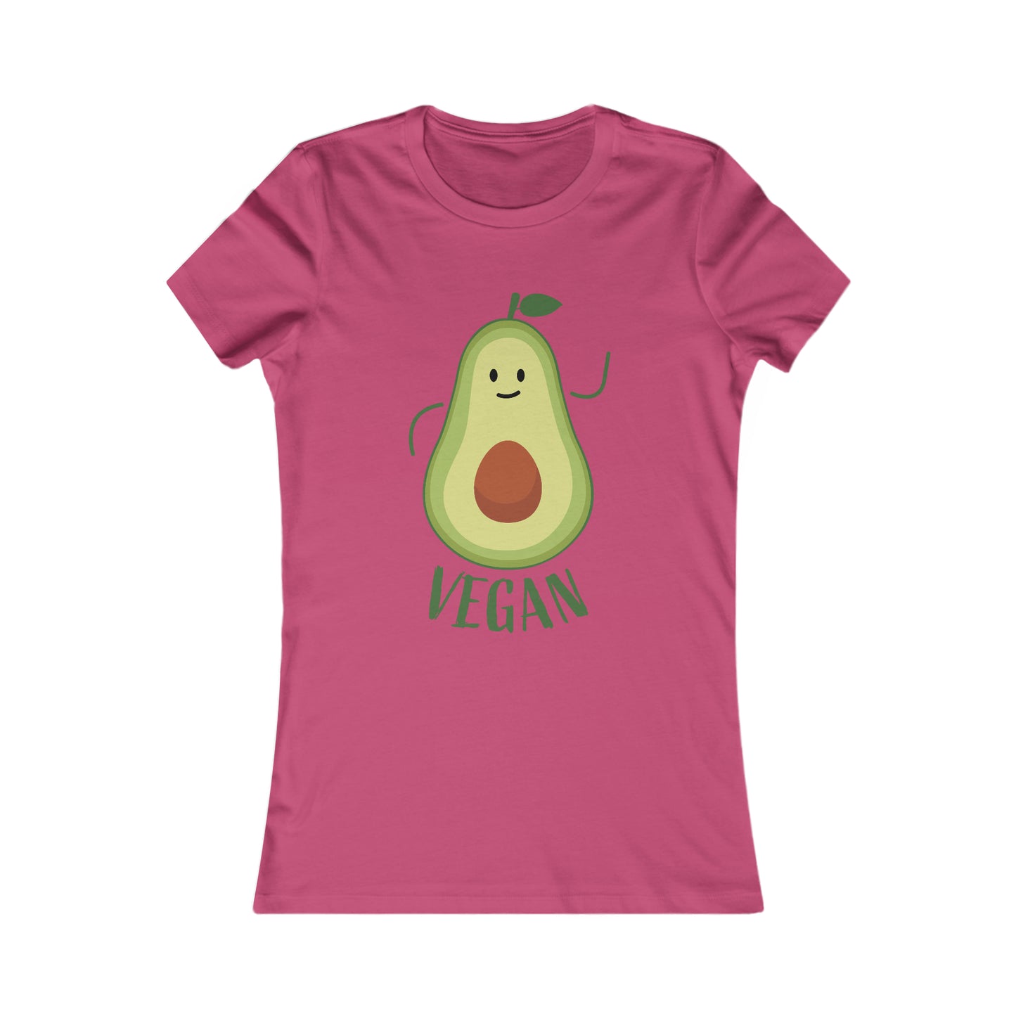 Women's Vegan Tee, S-2XL, Avocado, Plant Based