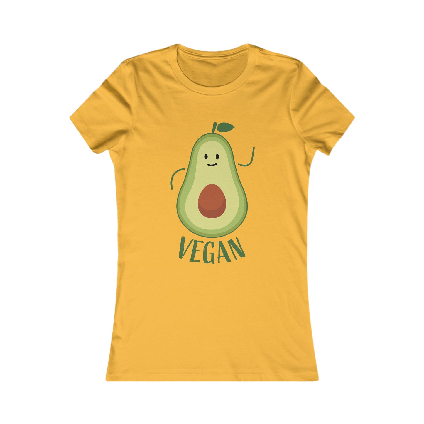 Women's Vegan Tee, S-2XL, Avocado, Plant Based