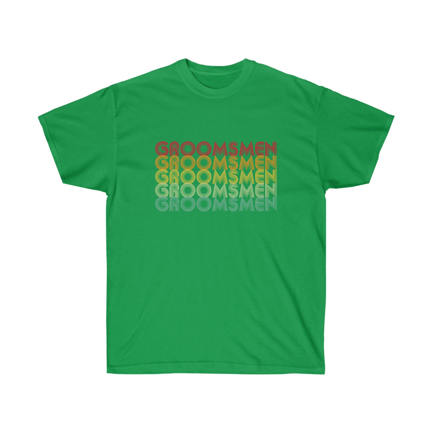 Groomsmen Engagament Party Retro Fade, S-5XL, Unisex Ultra Cotton Tee