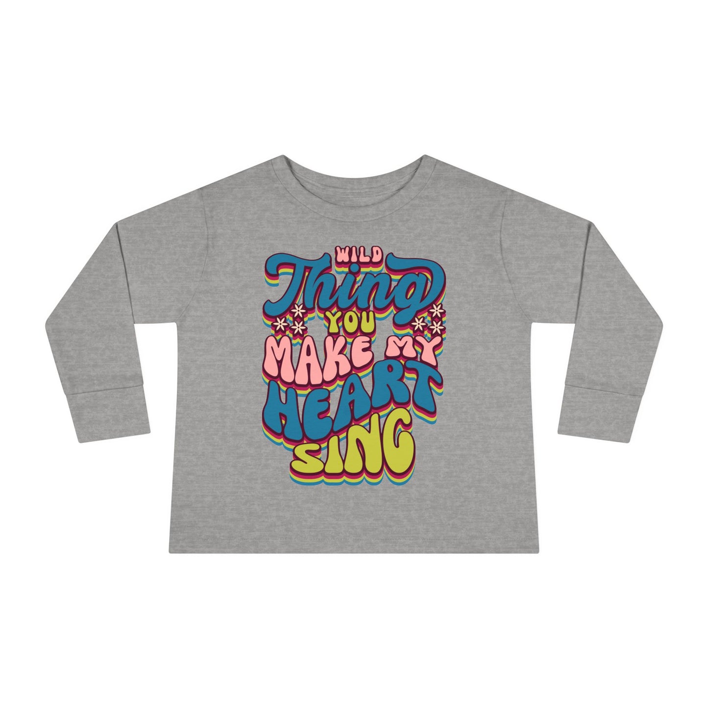 Wild Thing Valentine's Day Toddler Long Sleeve Tee
