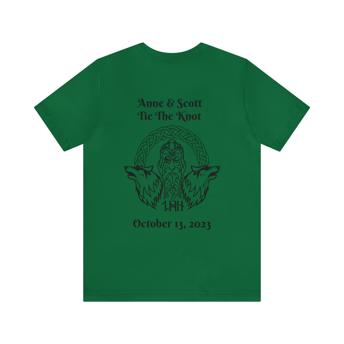Anne and Scott, Maid of Honor, Valkyrie, Unisex Jersey Short Sleeve Tee