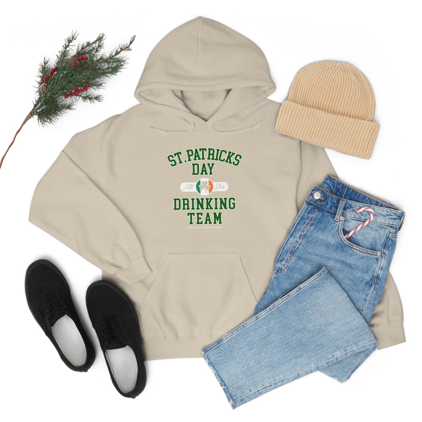 Unisex St Patrick's Day Drinking Team Hooded Sweatshirt