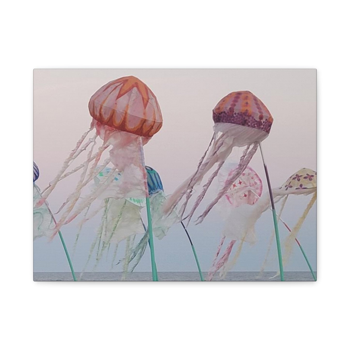 Jellyfish Jamboree, Matte Canvas, Stretched, 1.25"