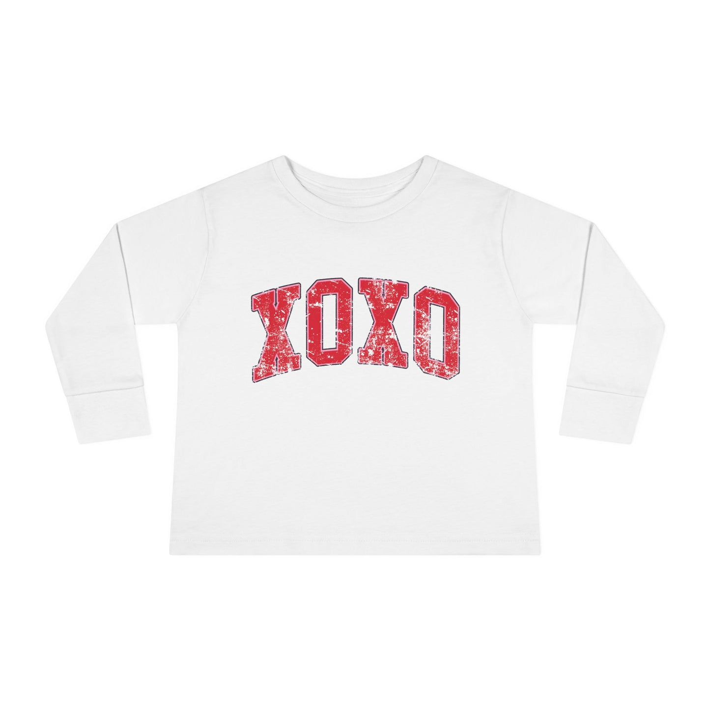 XOXO Valentine's Day Toddler Long Sleeve Tee